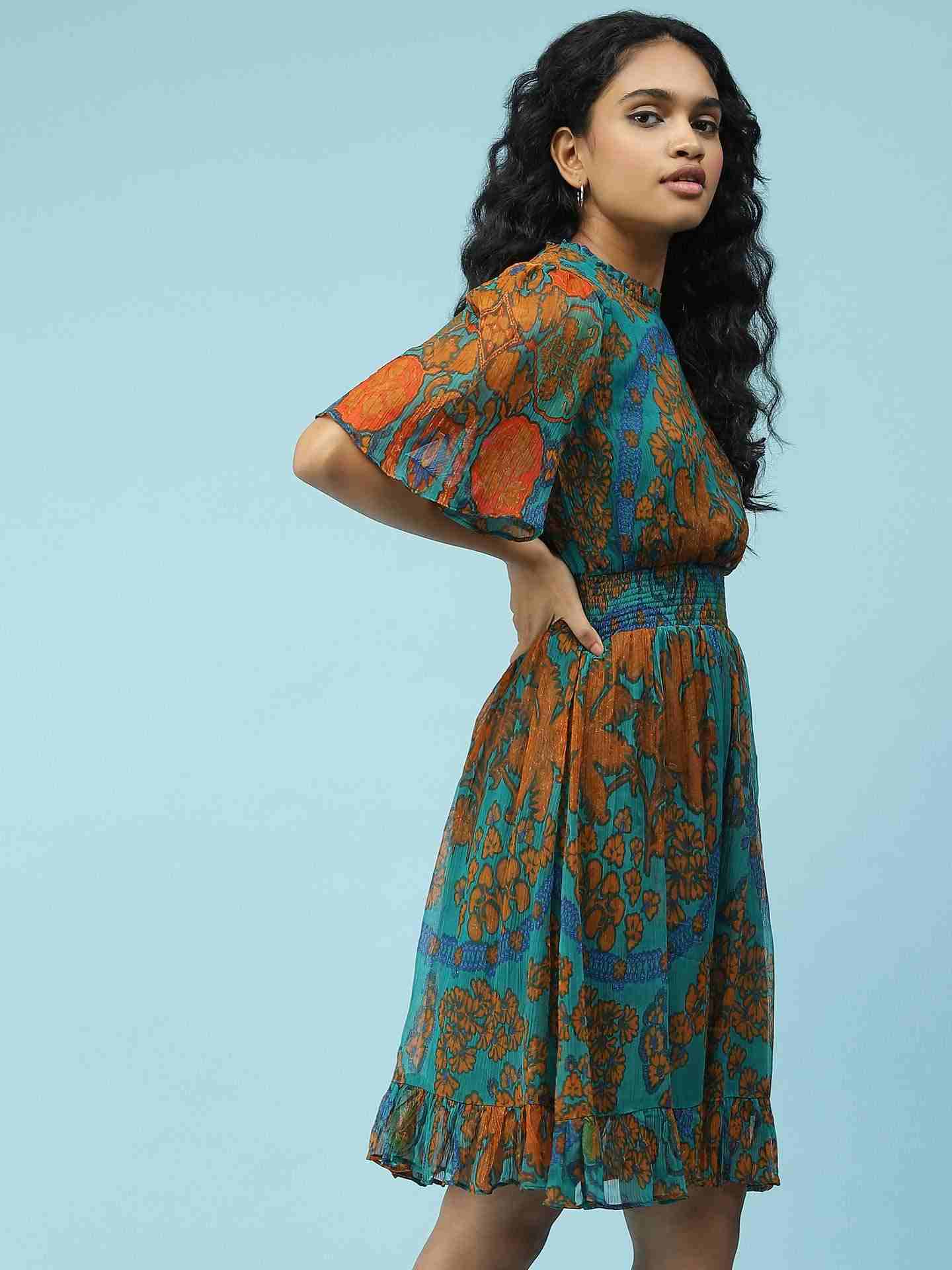 Multi Fashion Flair Dress