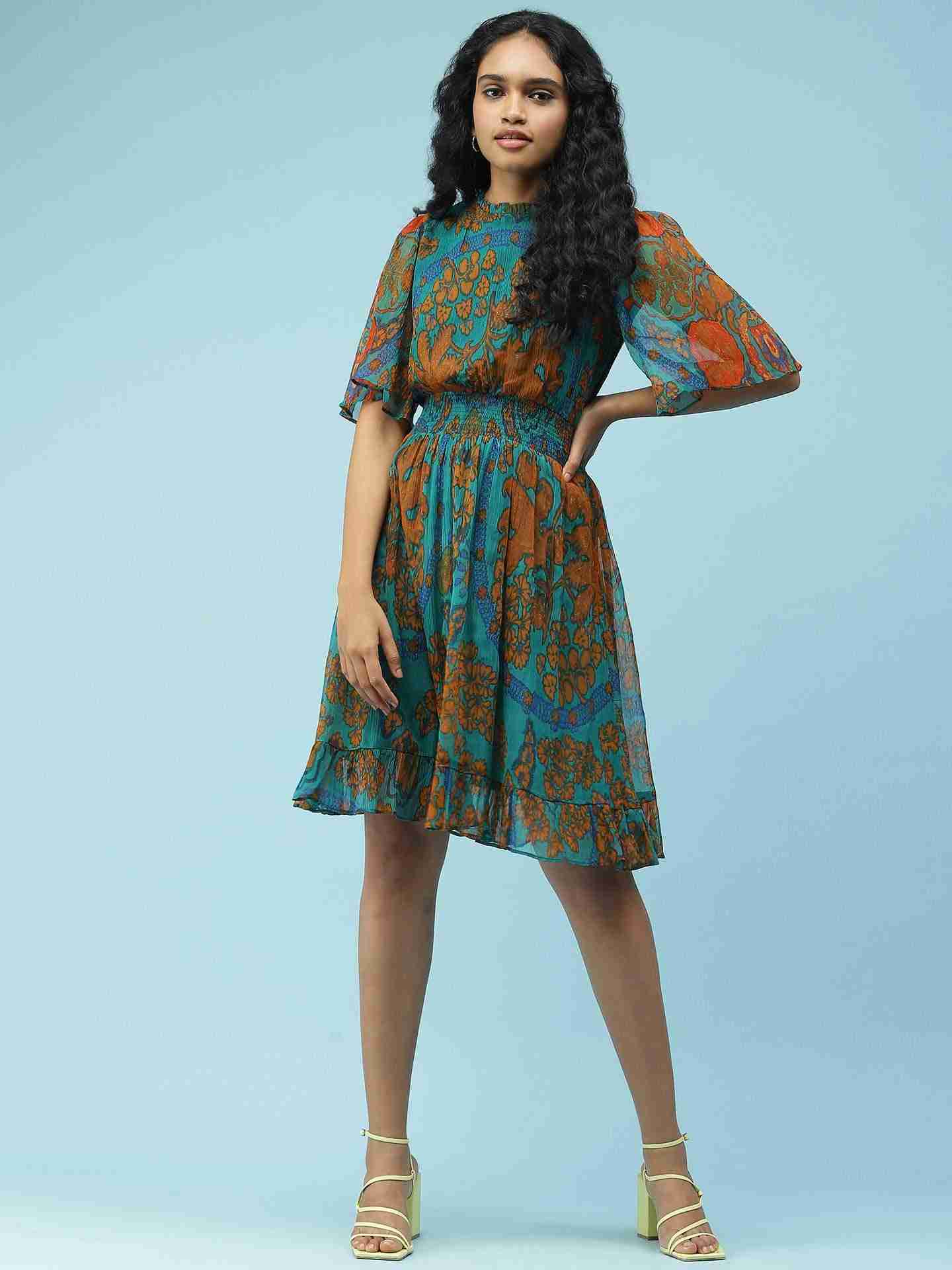 Multi Fashion Flair Dress