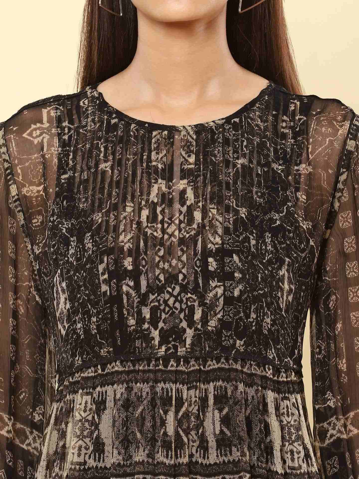 Black Ahura Shift Dress