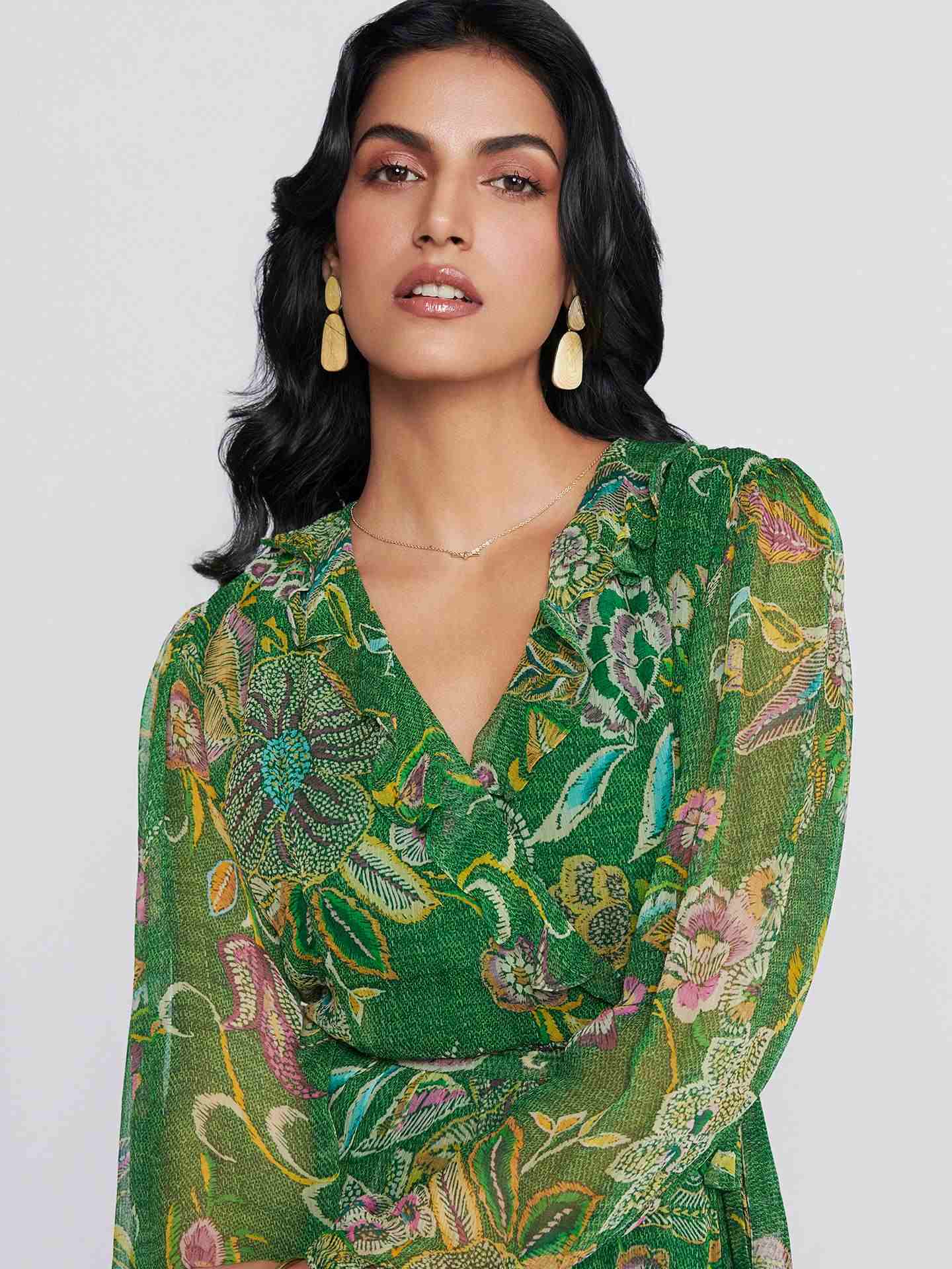 Green Alanna Short Dress