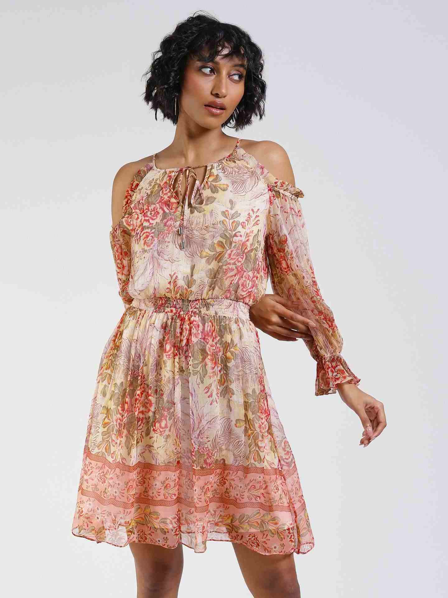 Peach Rosa Dress