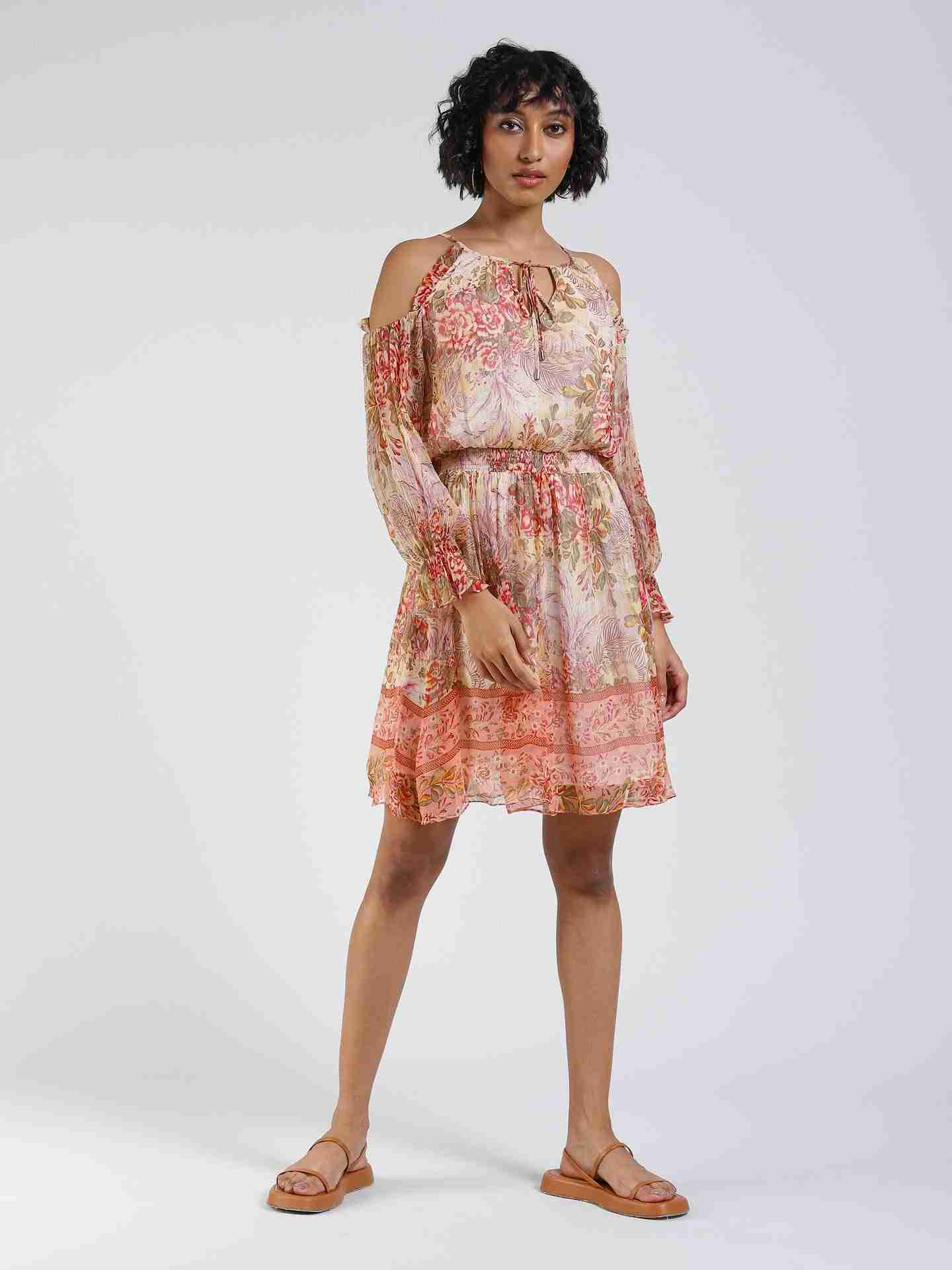 Peach Rosa Dress