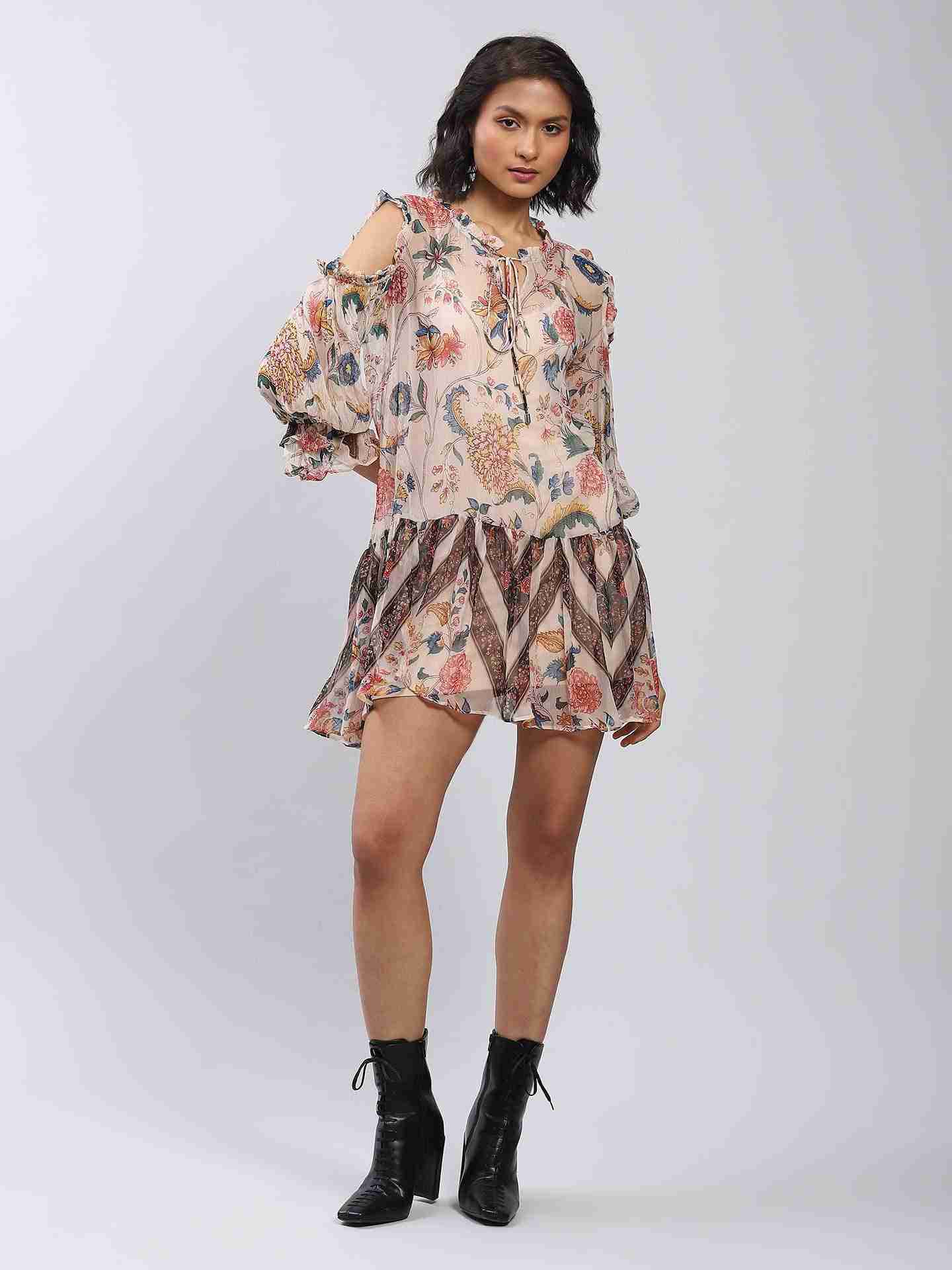 Ecru Ariana Shift Dress