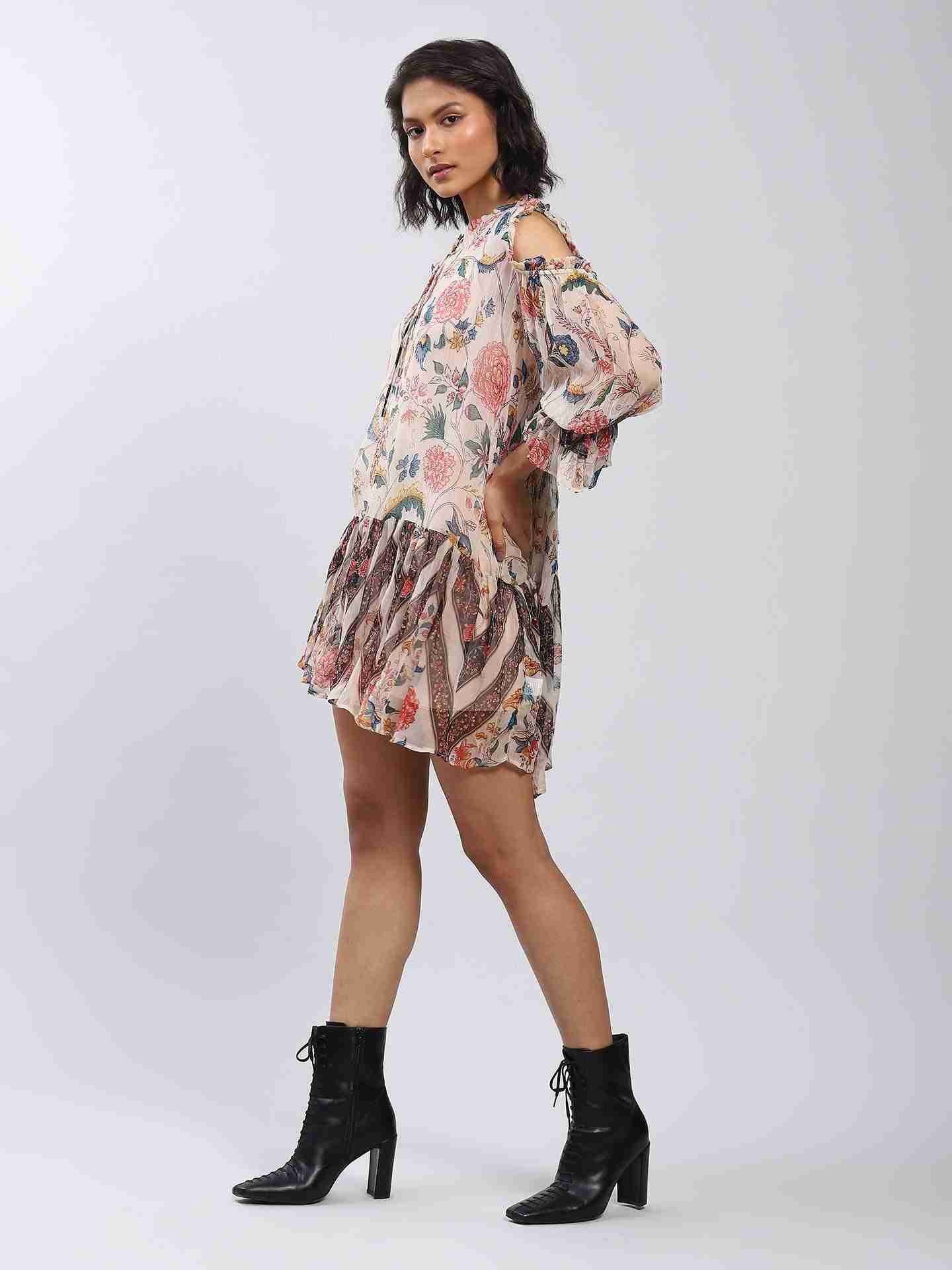 Ecru Ariana Shift Dress