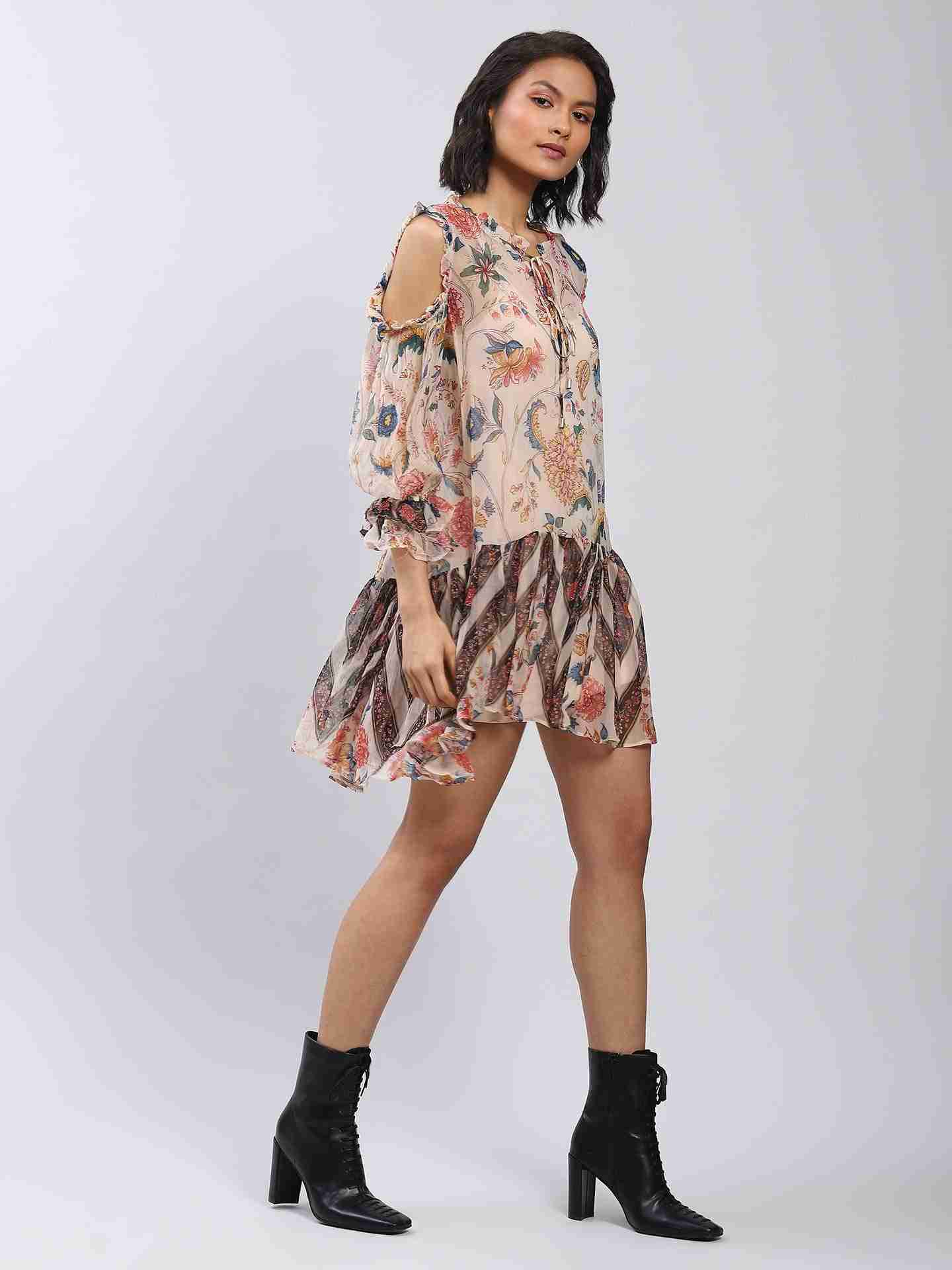 Ecru Ariana Shift Dress