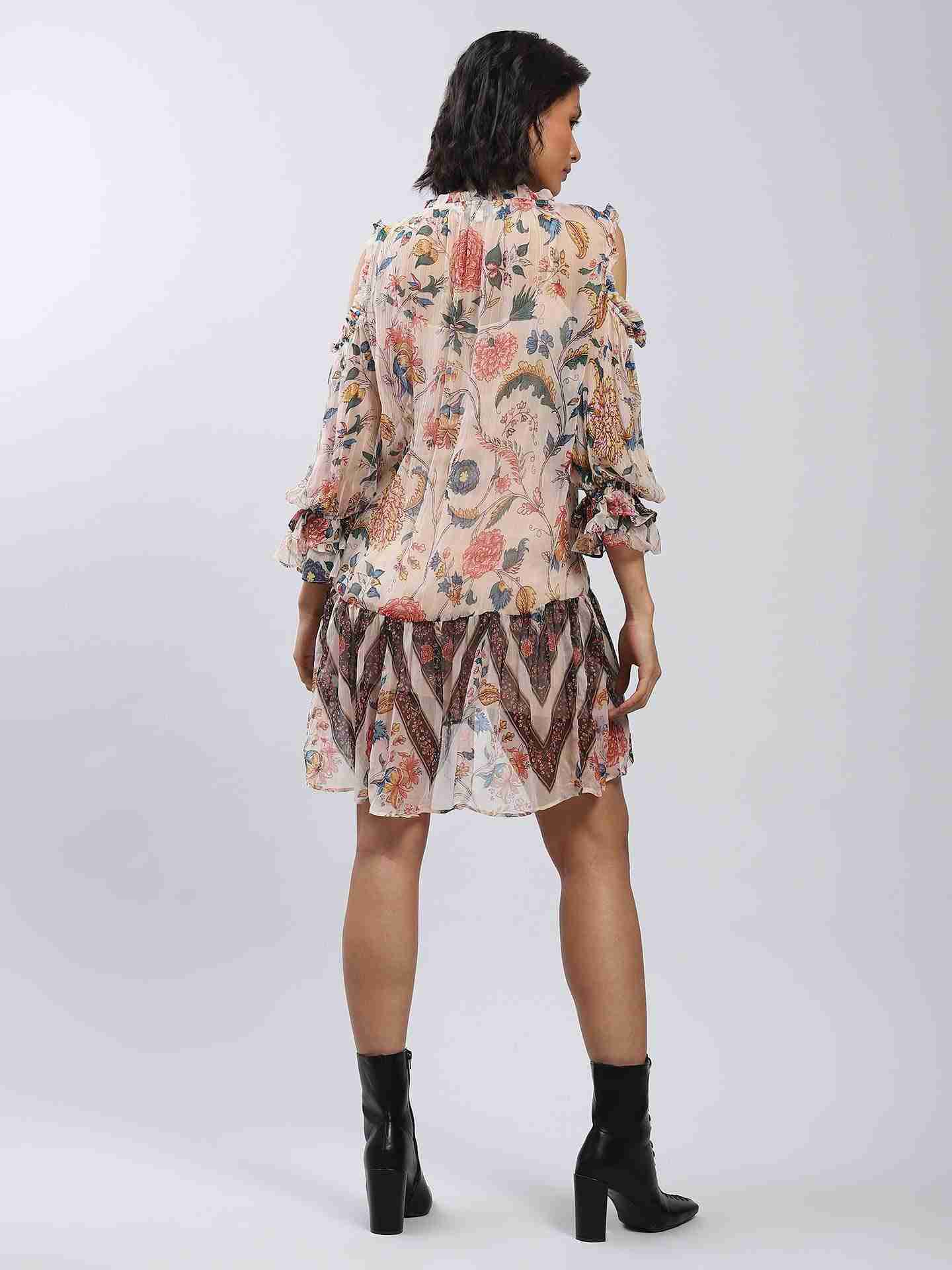 Ecru Ariana Shift Dress