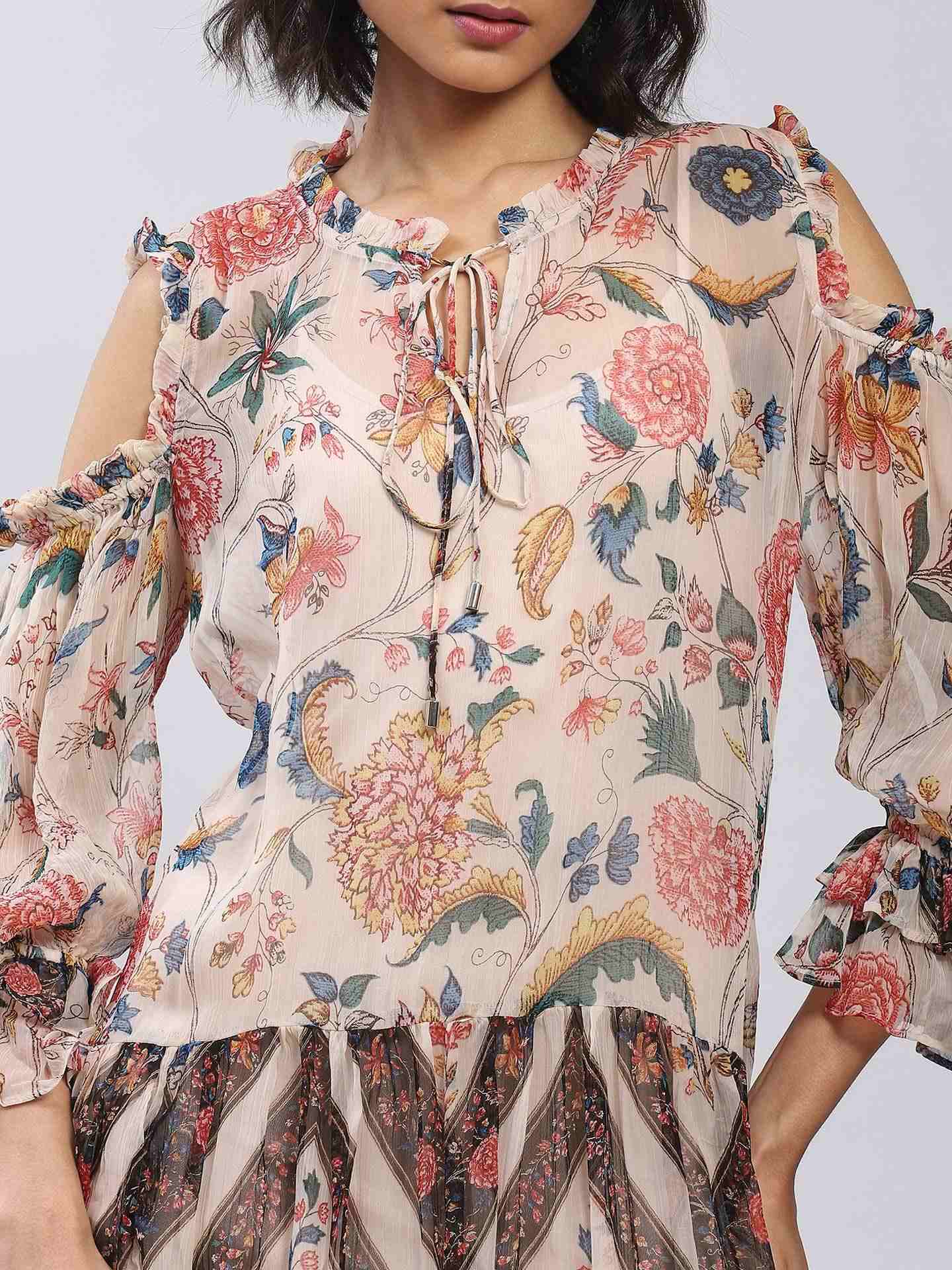 Ecru Ariana Shift Dress