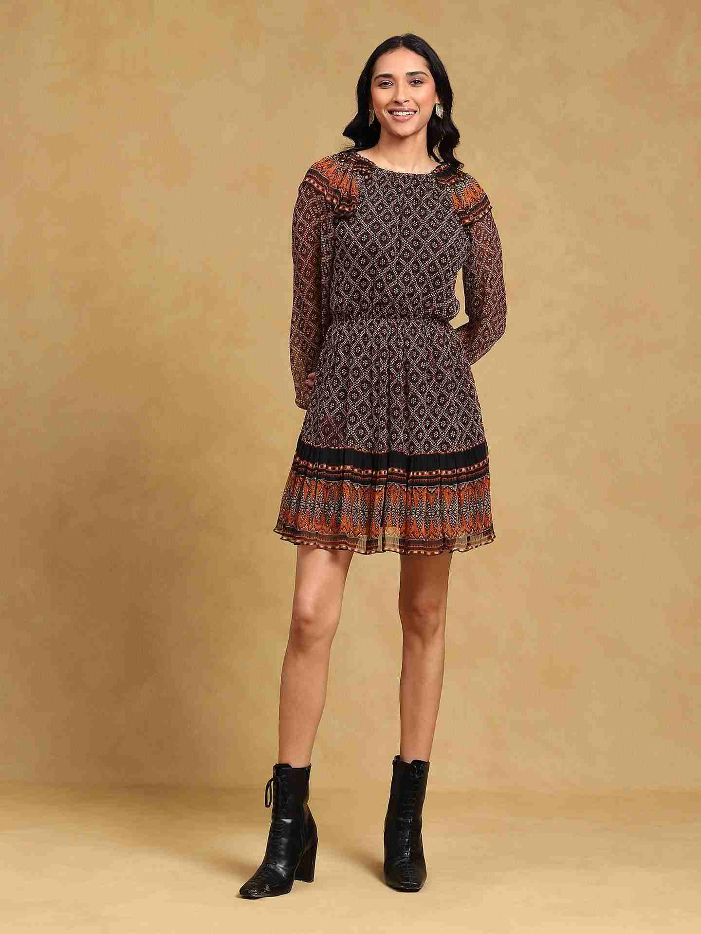 Brown Elliot Dress