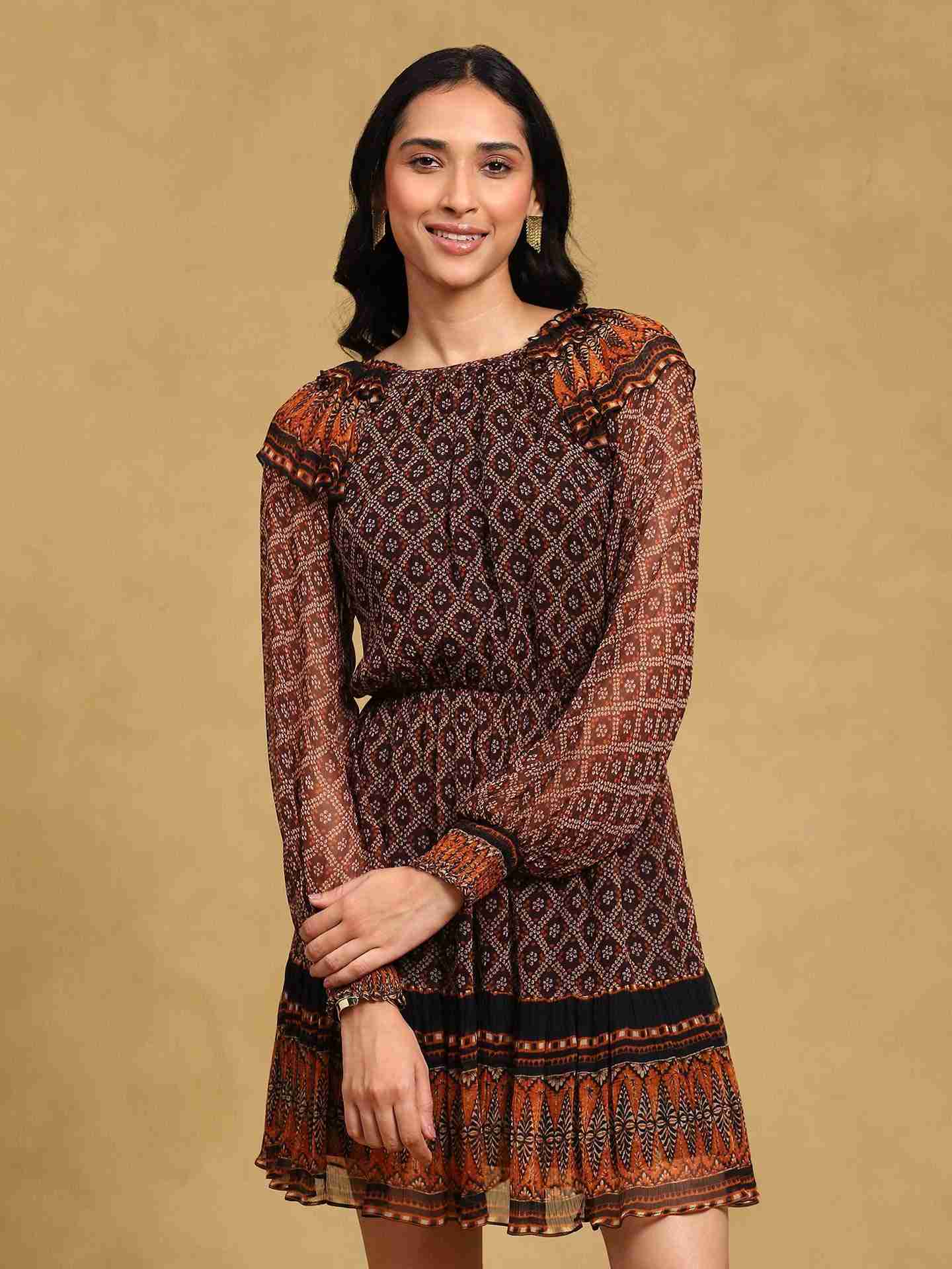 Brown Elliot Dress