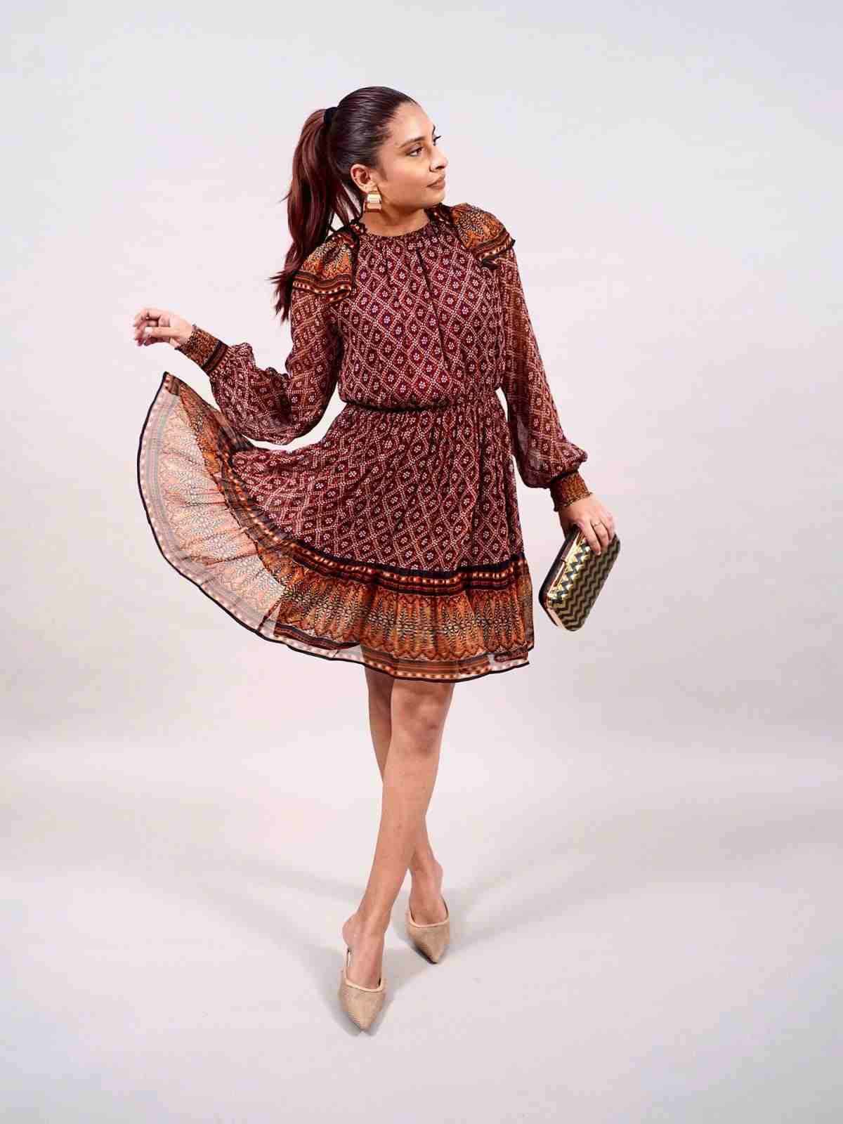 Brown Elliot Dress