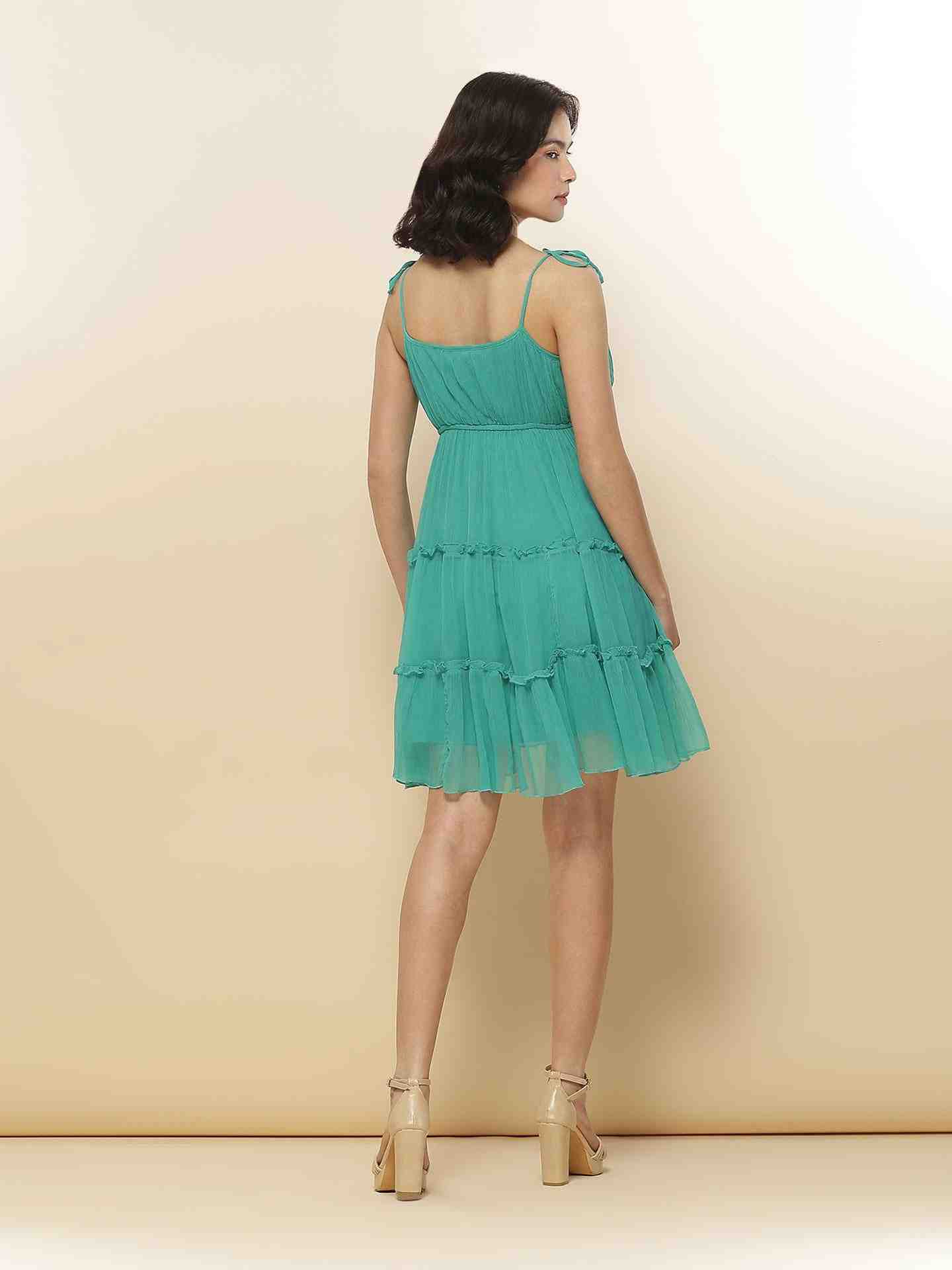 Teal Calev Skater Dress
