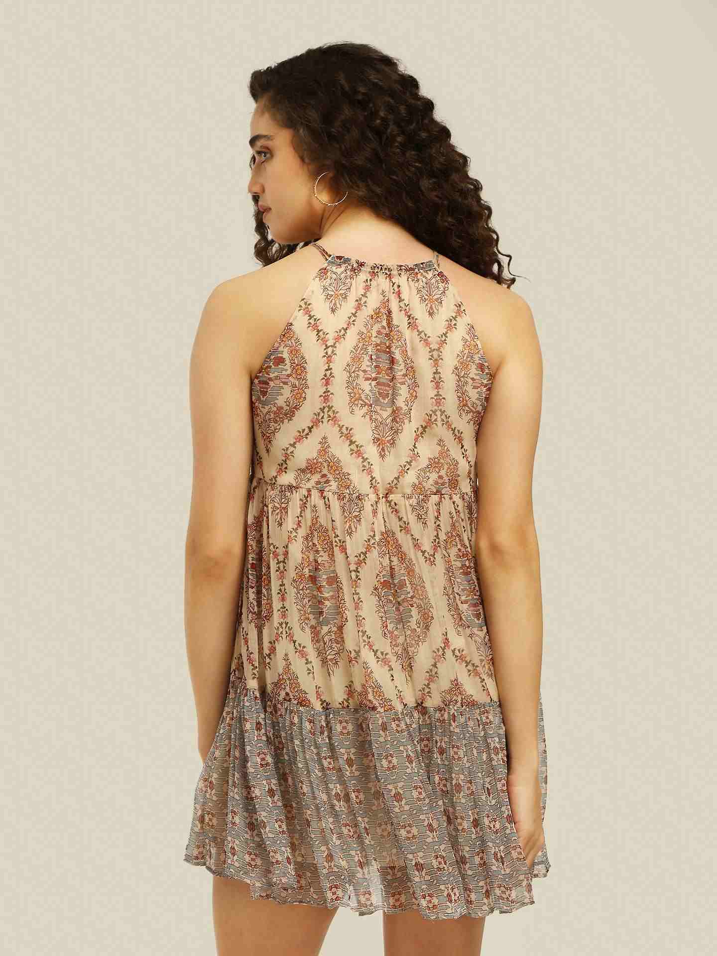 Ecru Caprese Short Dress