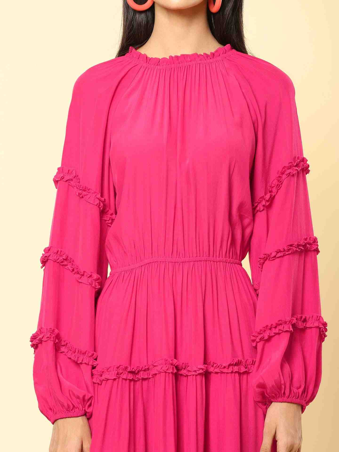Fuschia Vintage Duet Dress