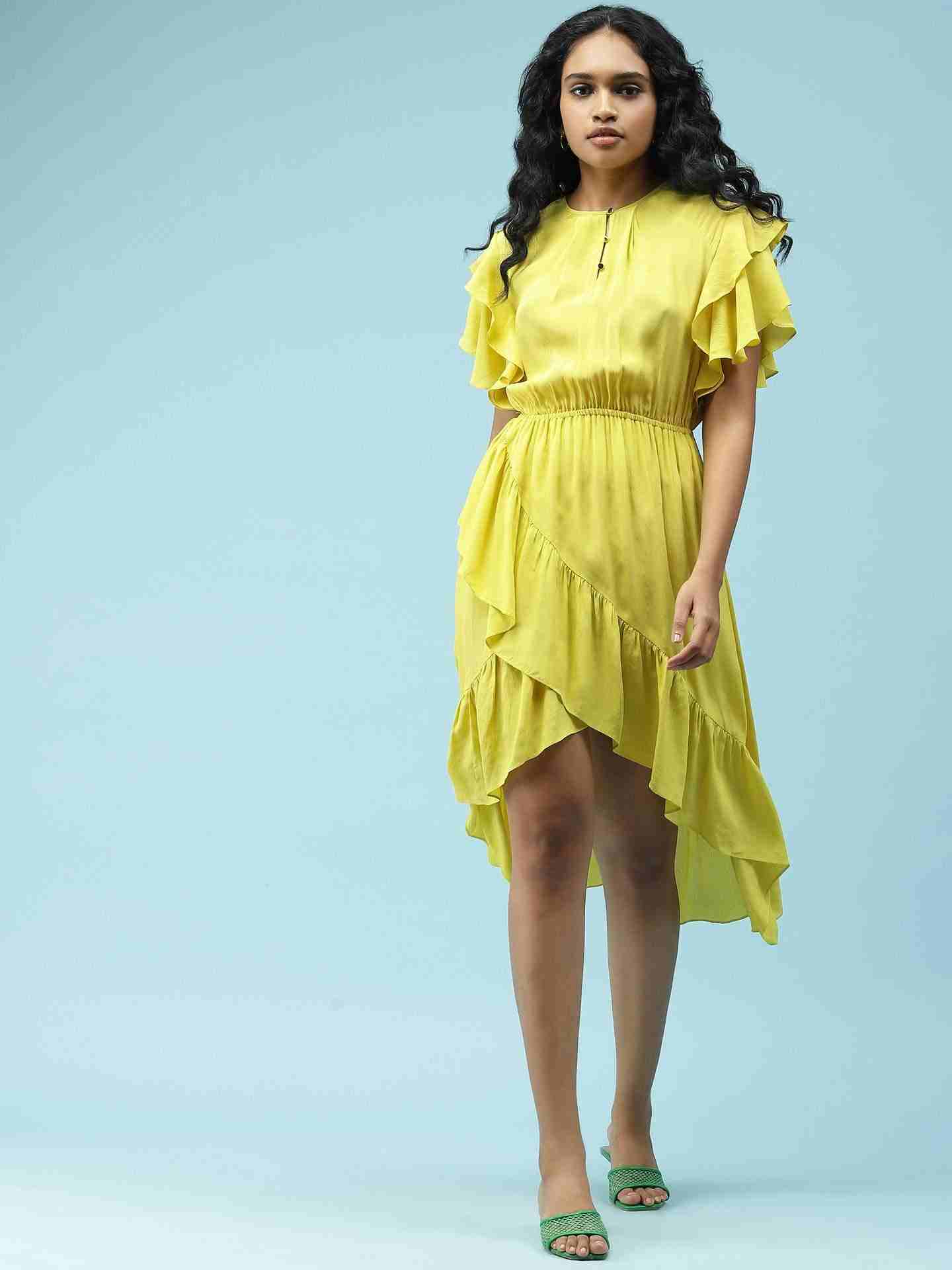 Lime Green Enora Dress