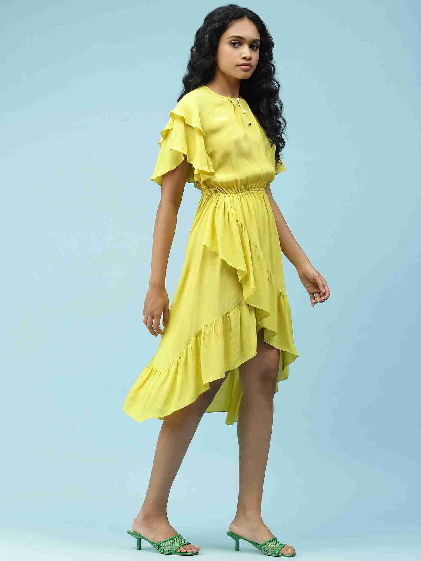 Lime Green Enora Dress