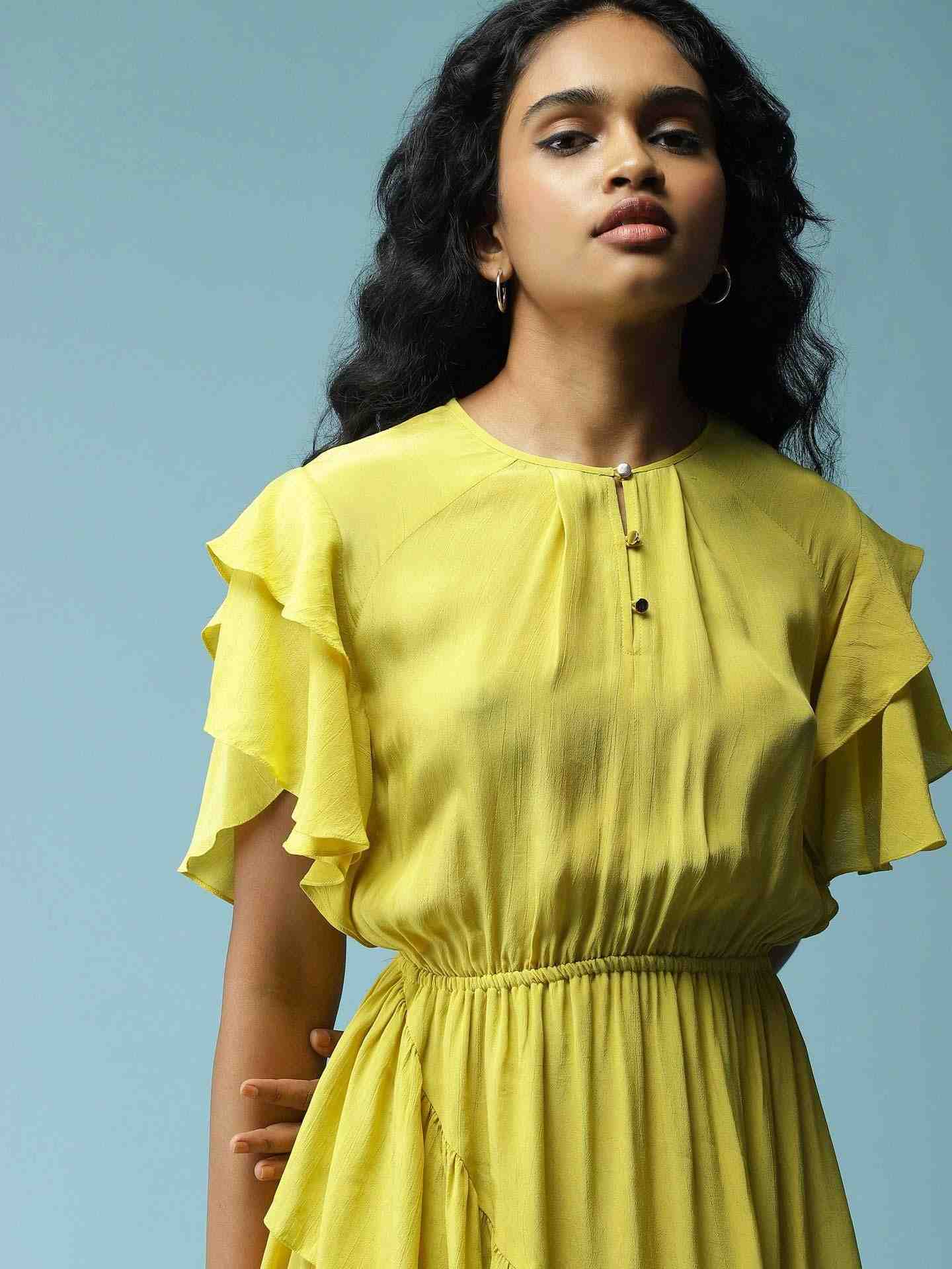 Lime Green Enora Dress