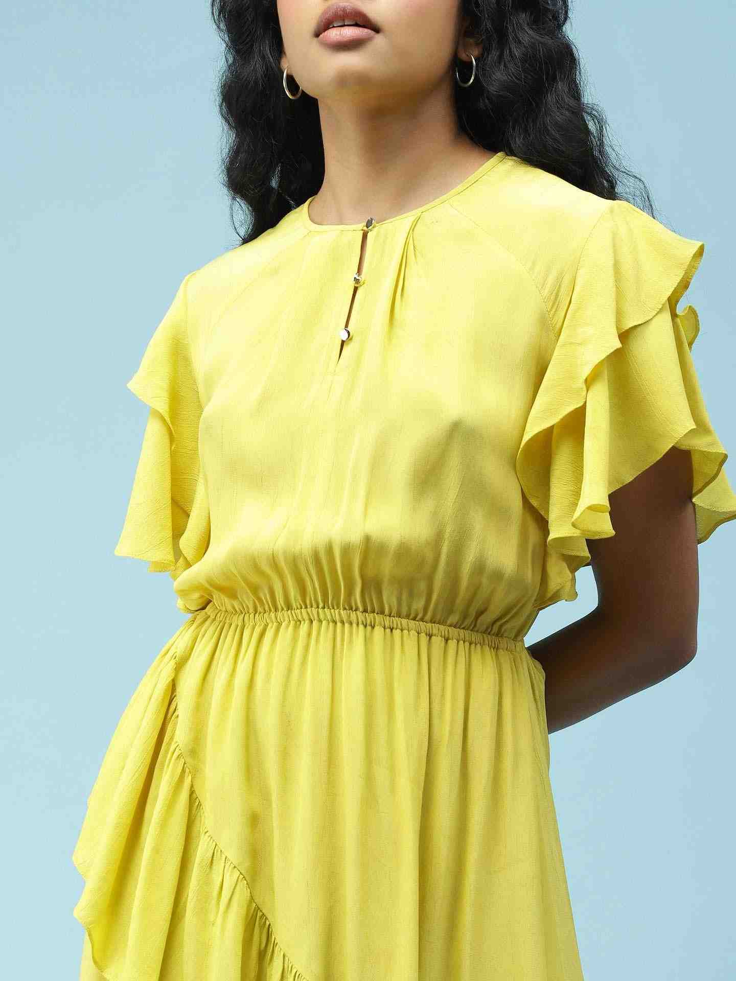 Lime Green Enora Dress