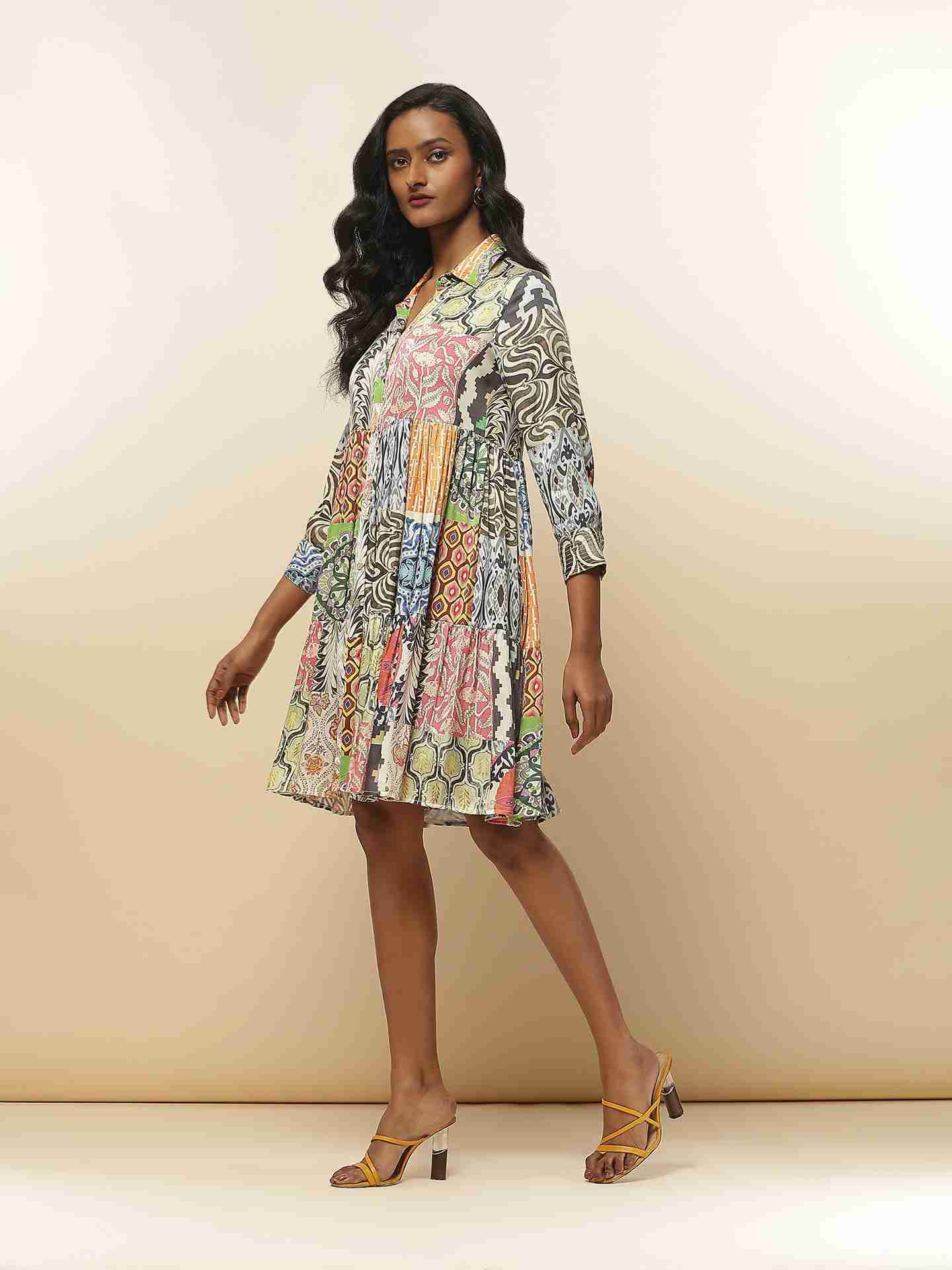 Multi Elizabeth Shirt Dress