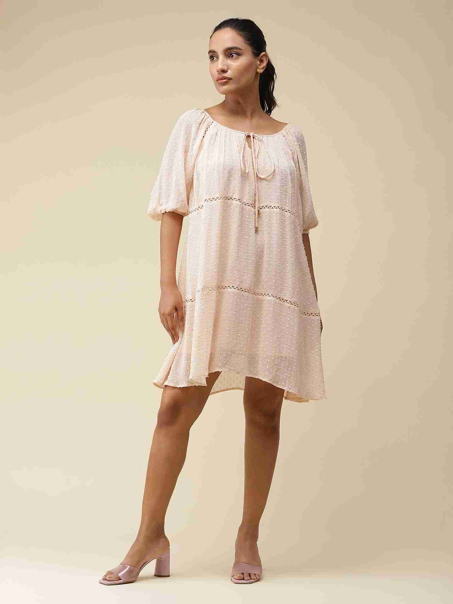 Peach Isabelle Shift Dress