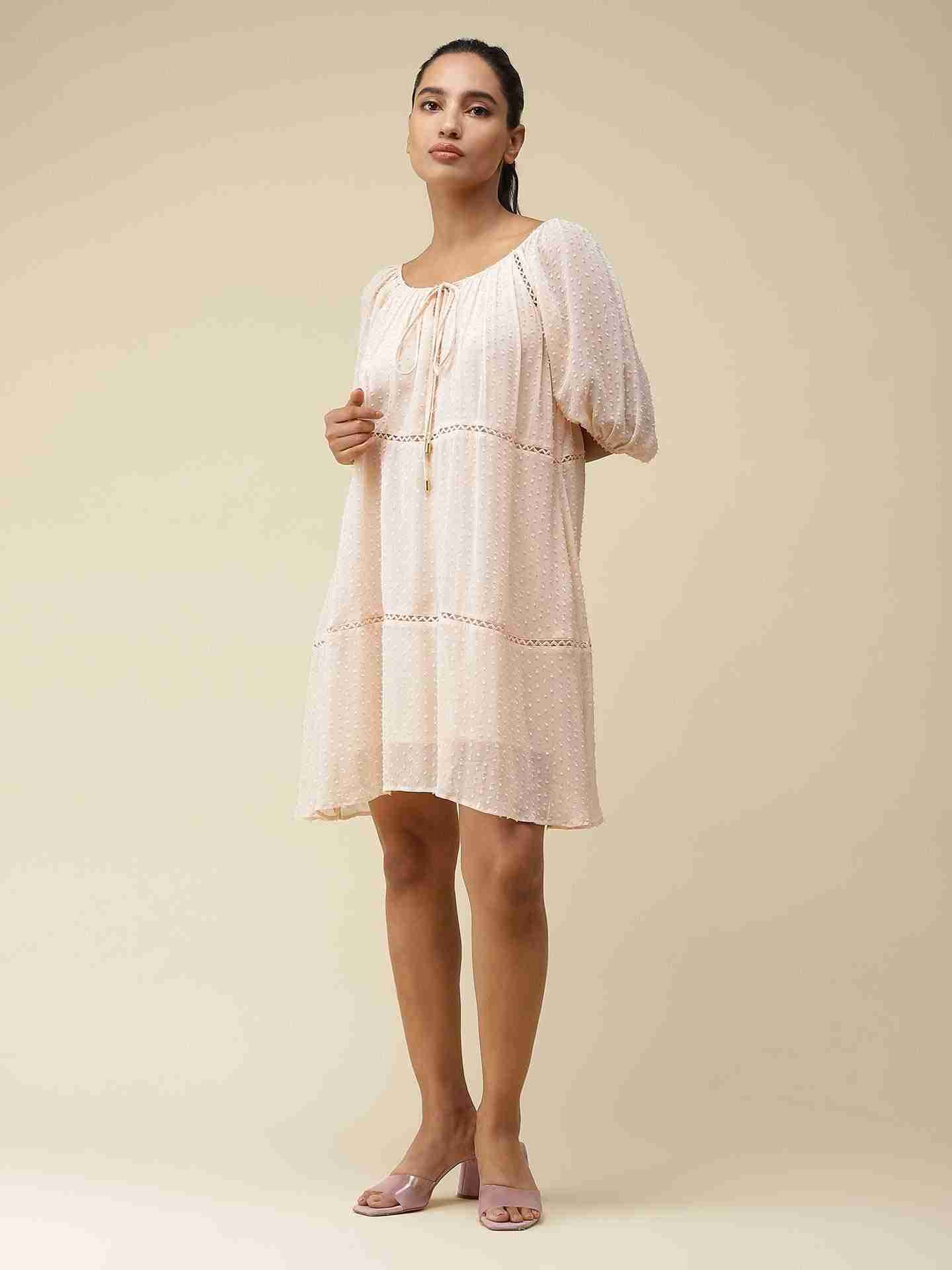 Peach Isabelle Shift Dress