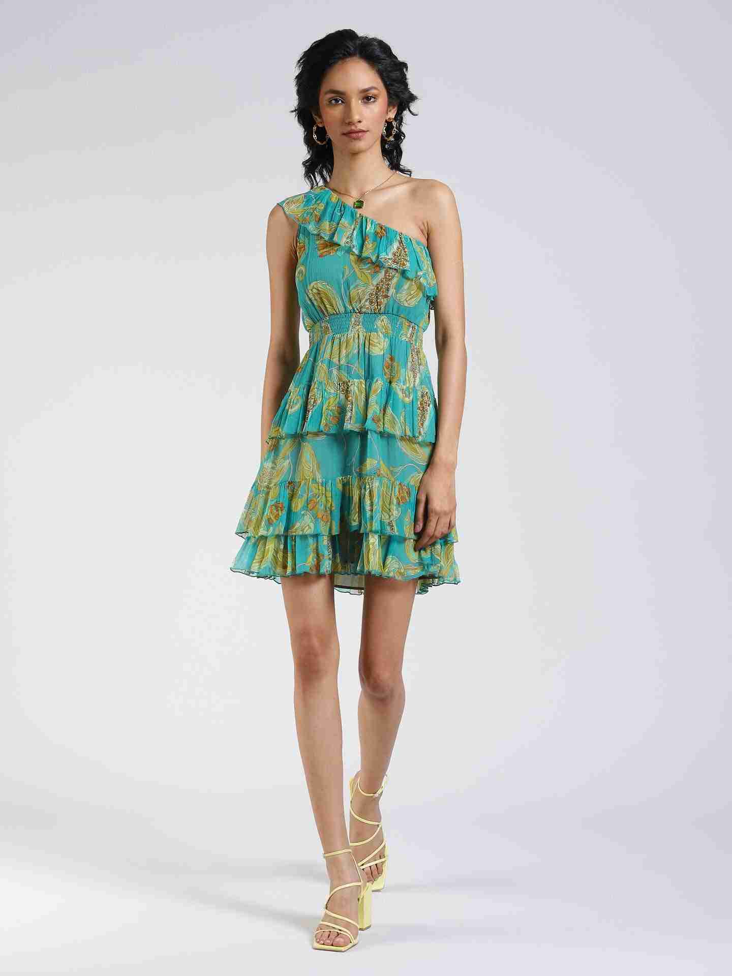 Turquoise Janine Dress