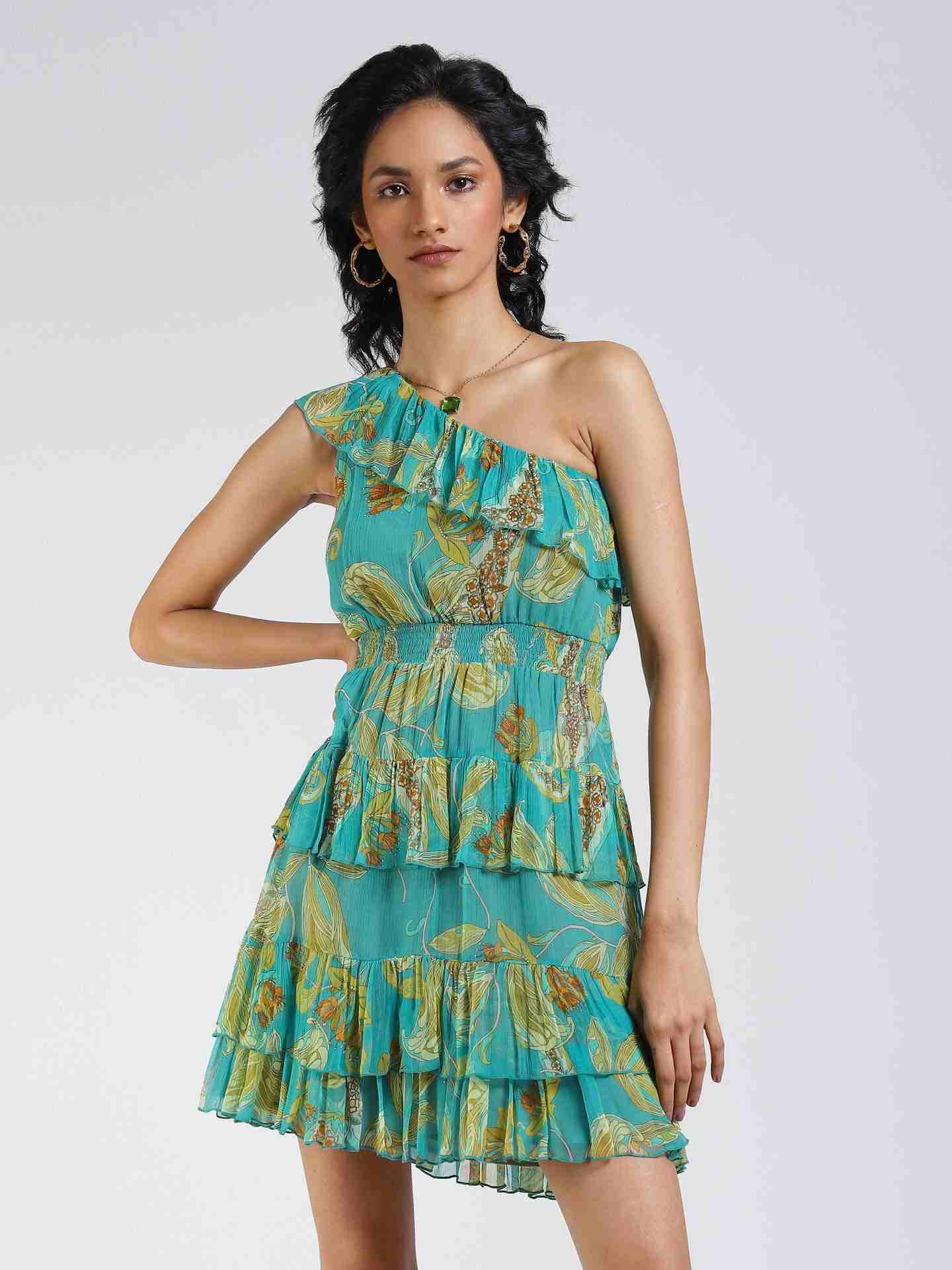 Turquoise Janine Dress