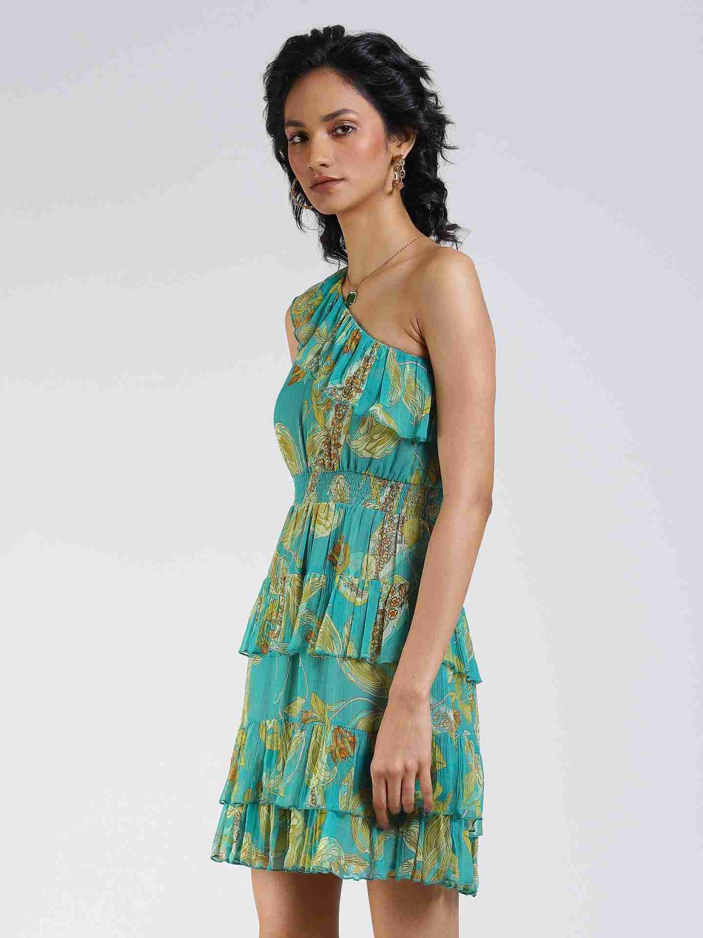 Turquoise Janine Dress
