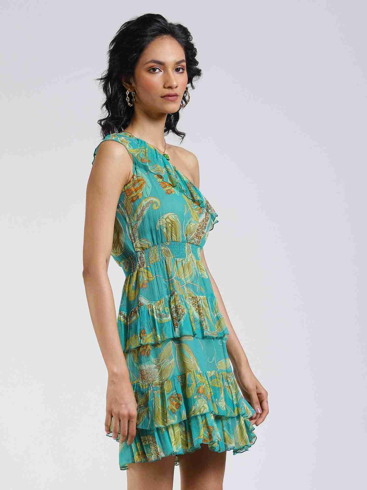 Turquoise Janine Dress