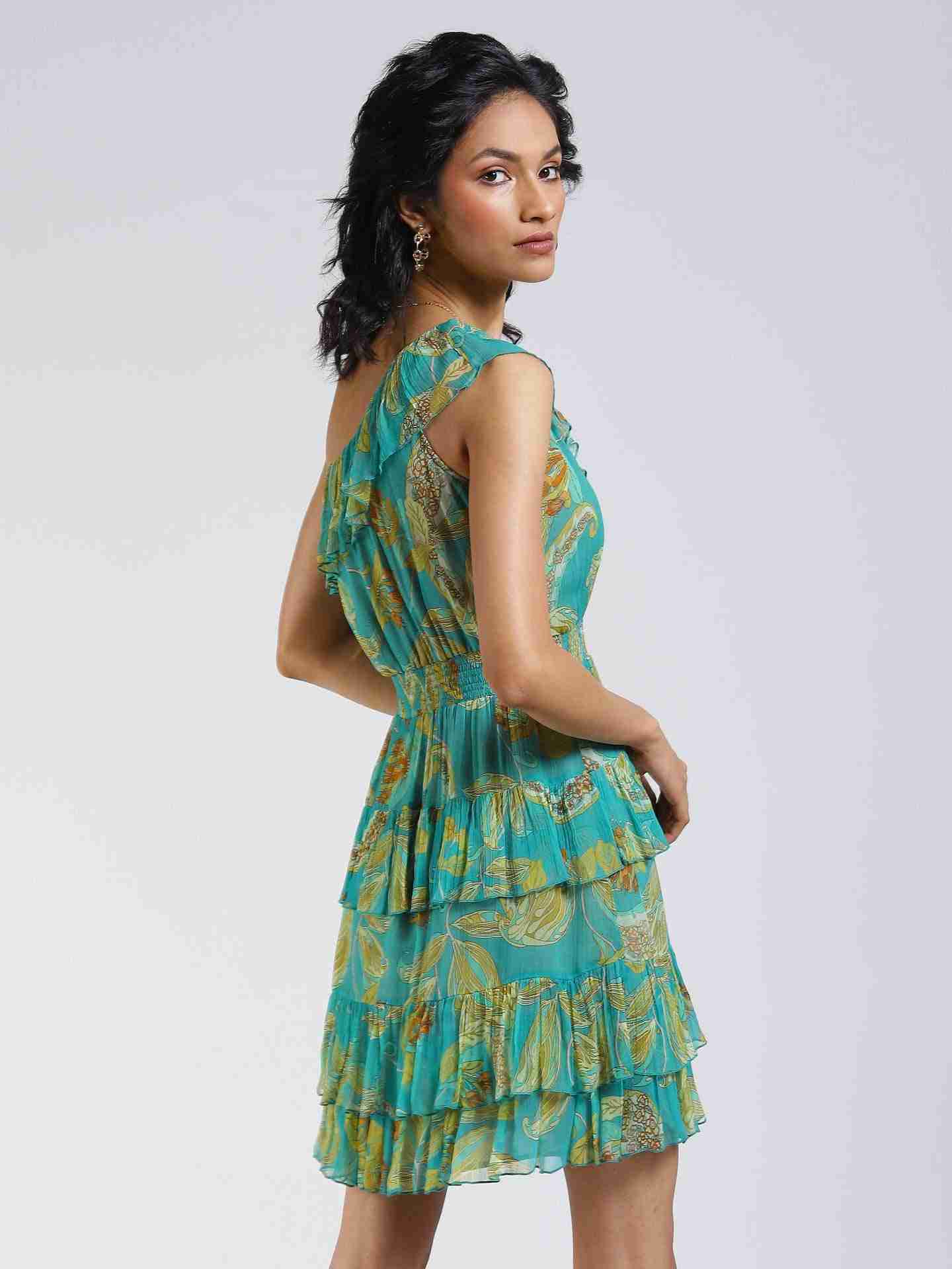 Turquoise Janine Dress