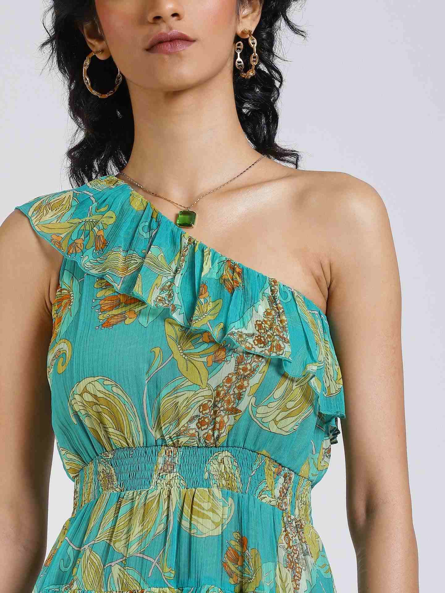 Turquoise Janine Dress