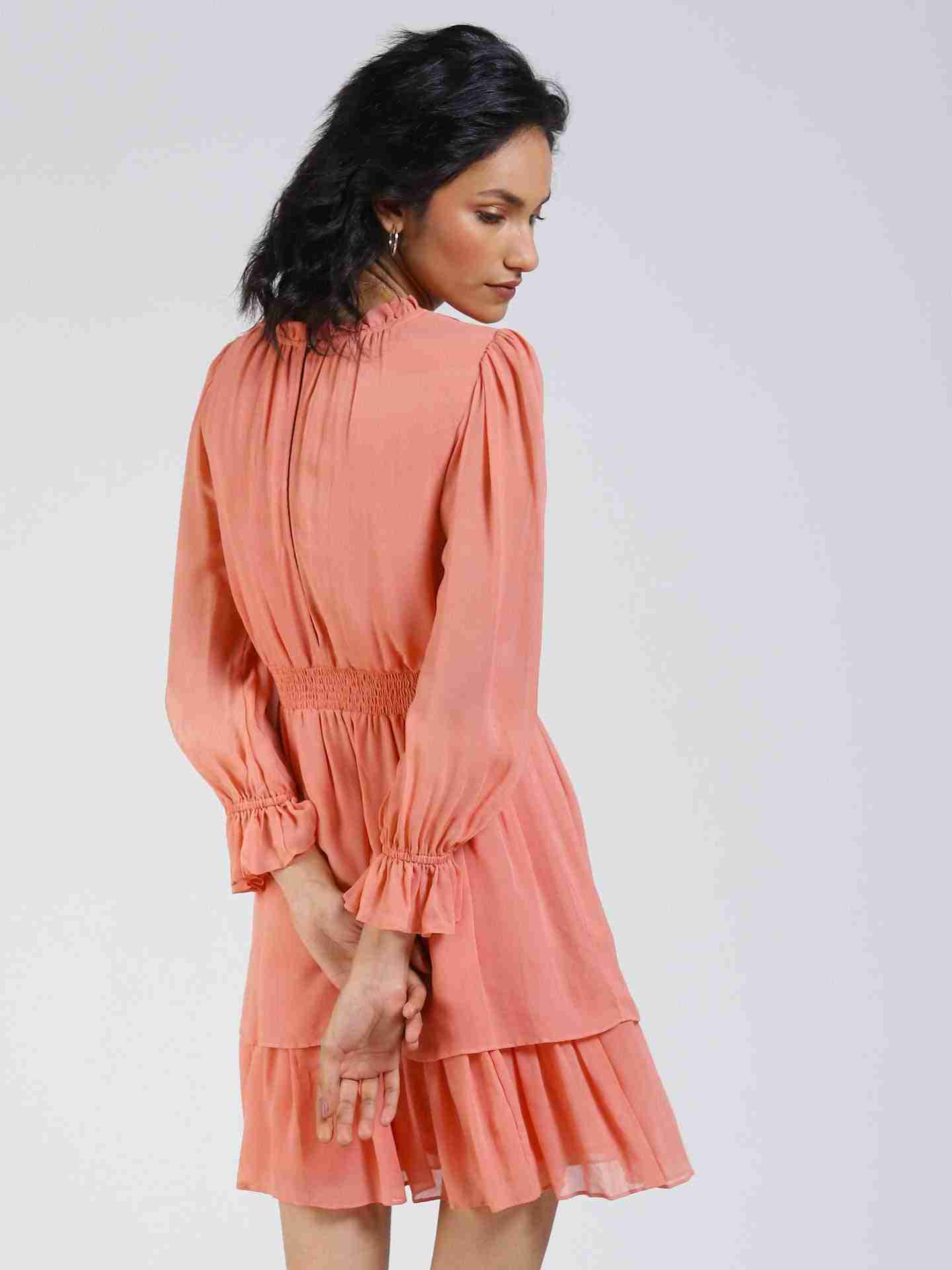 Peach Daniella Dress