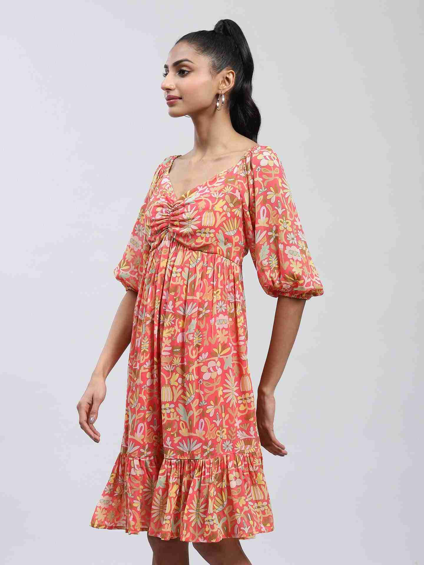 Red Anabelle Shift Dress