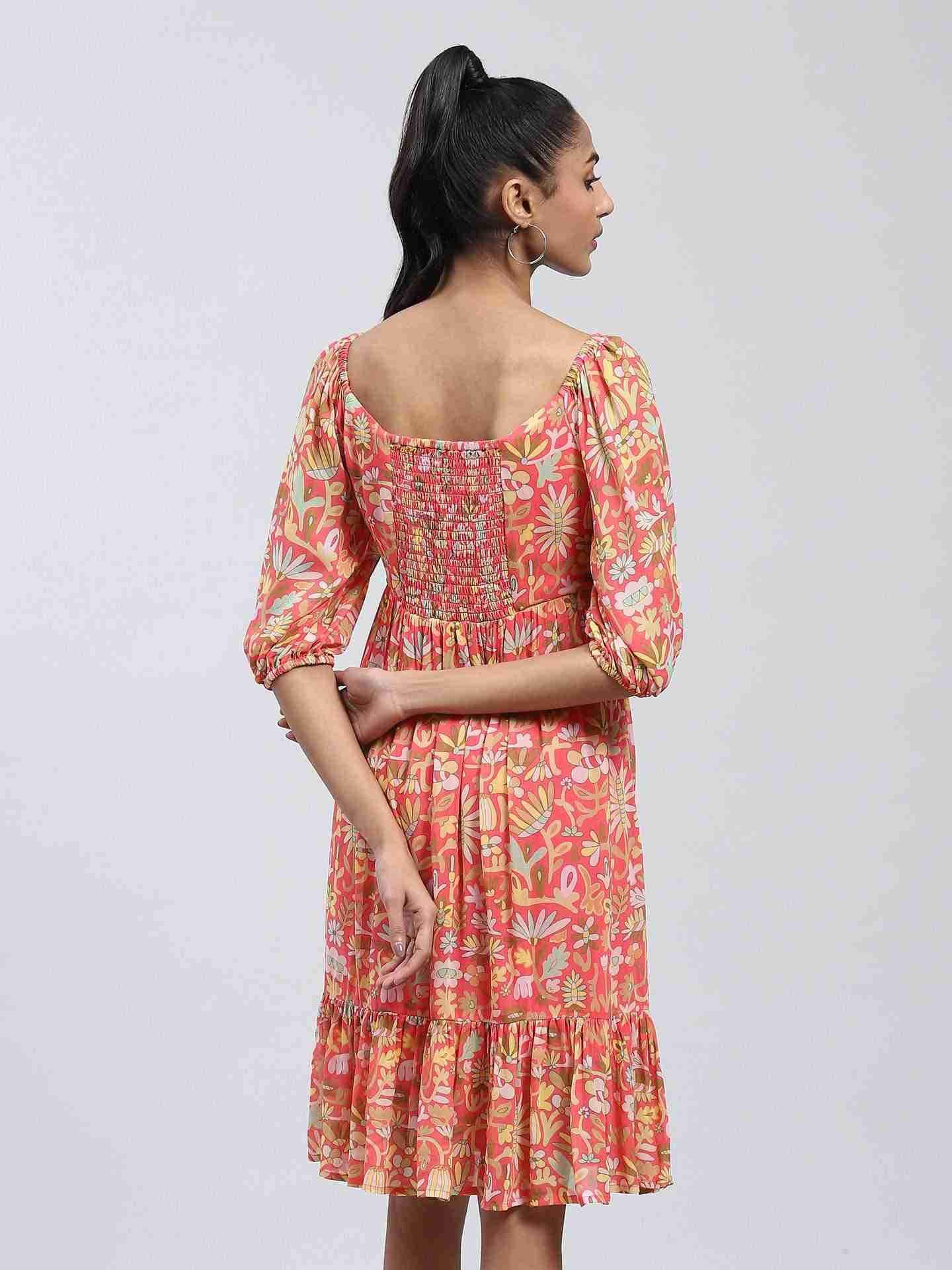 Red Anabelle Shift Dress