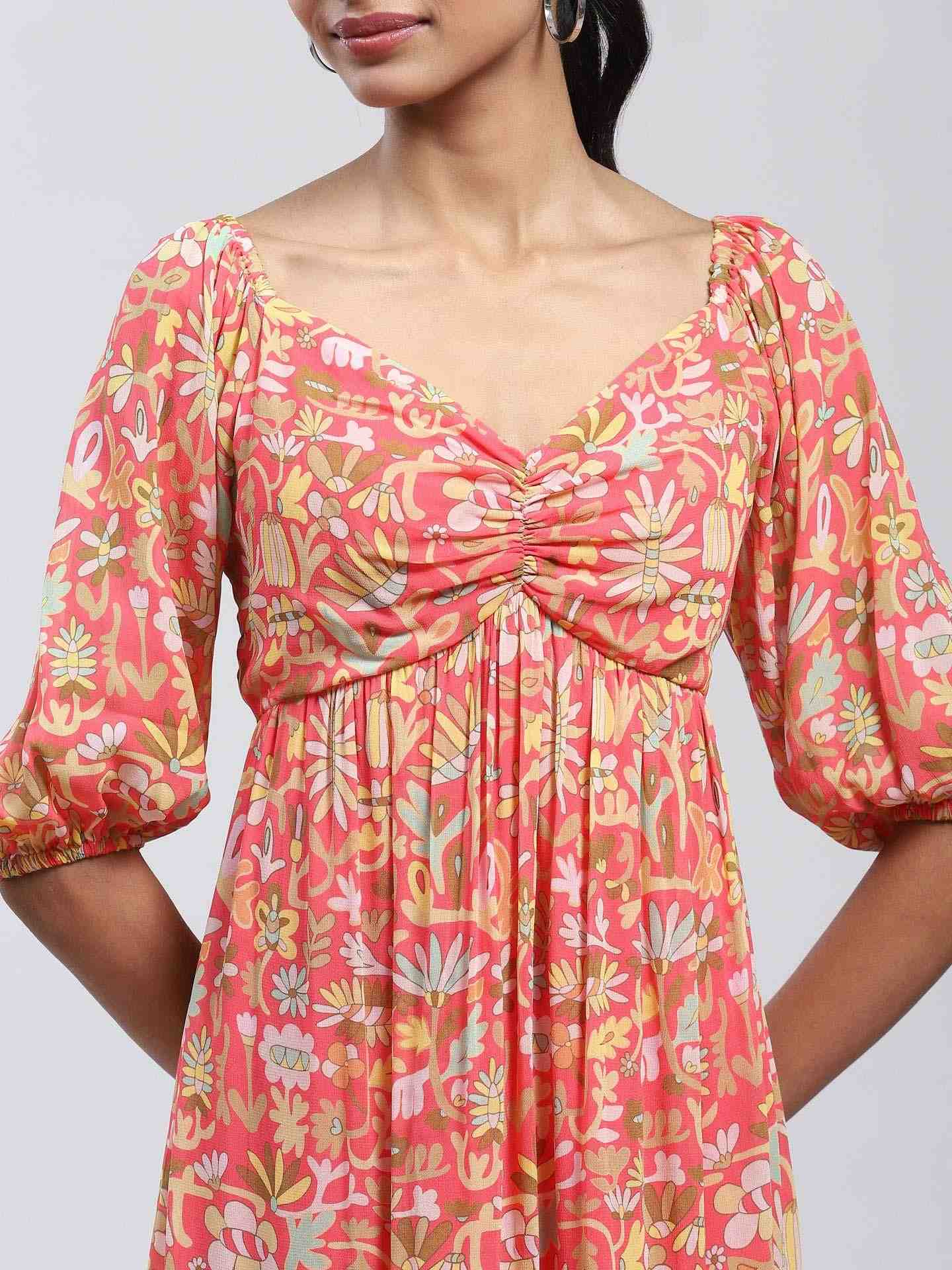 Red Anabelle Shift Dress