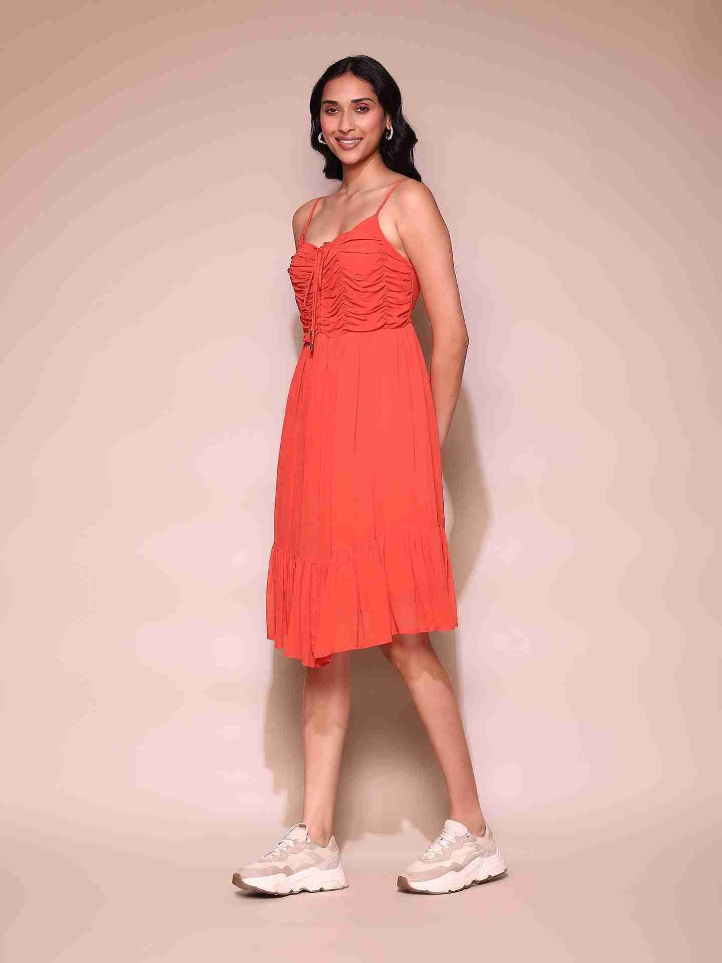 Orange Elayne Dress
