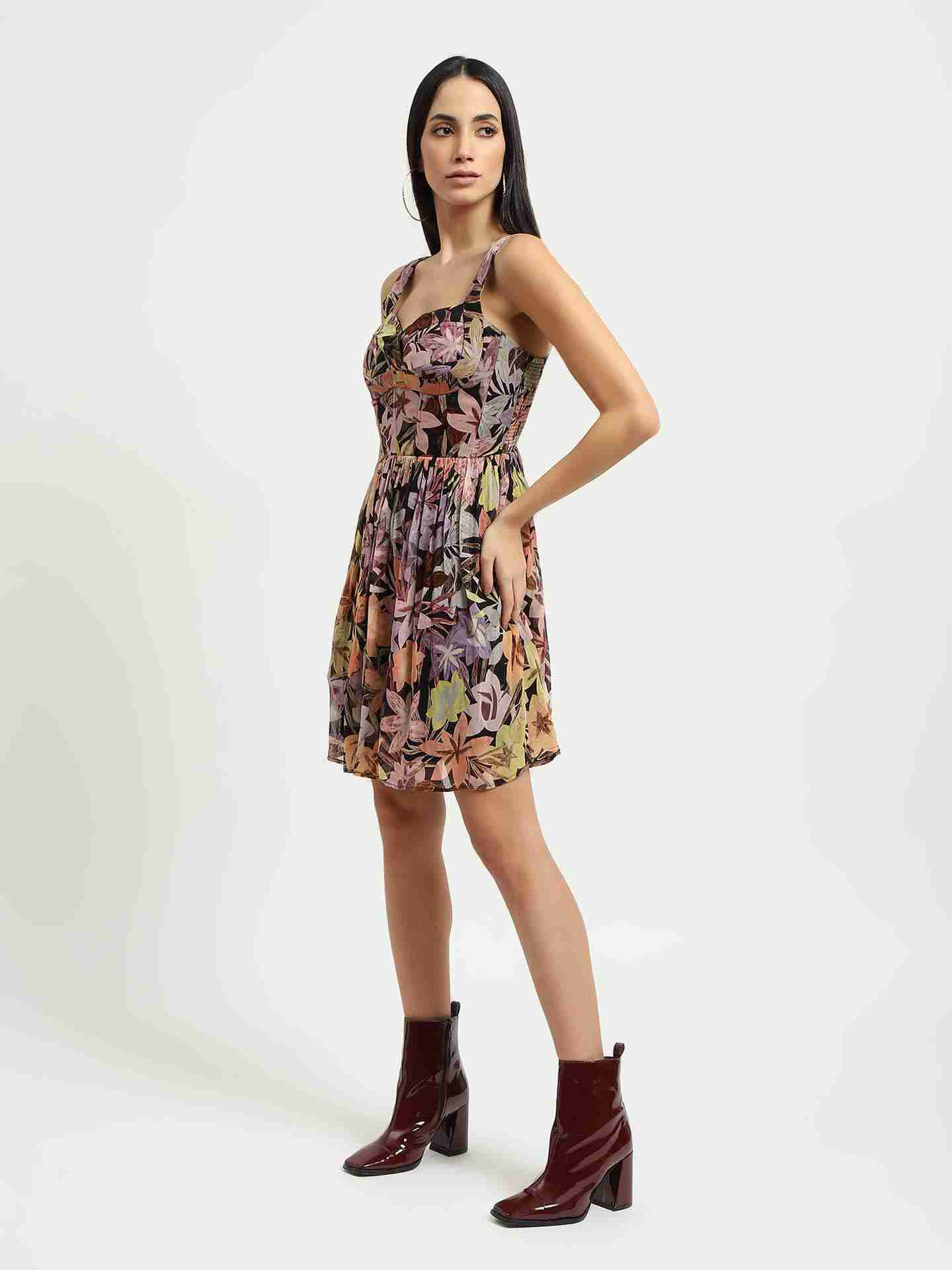 Black Giselle Short Dress