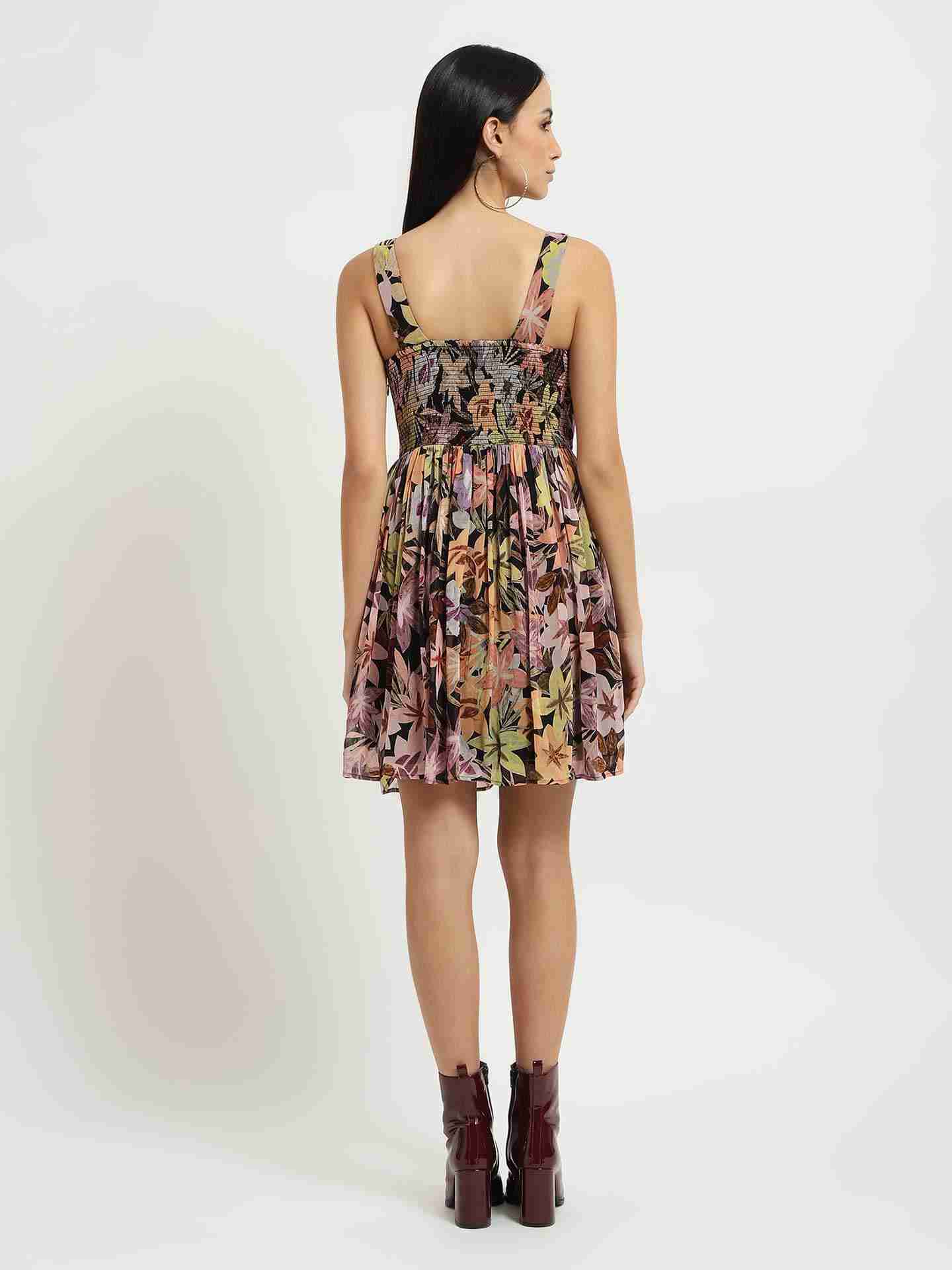 Black Giselle Short Dress