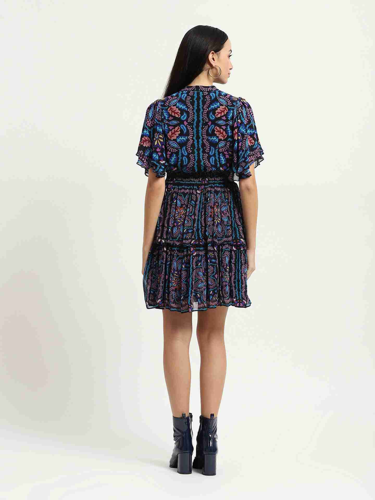 Navy Blair Skater Dress