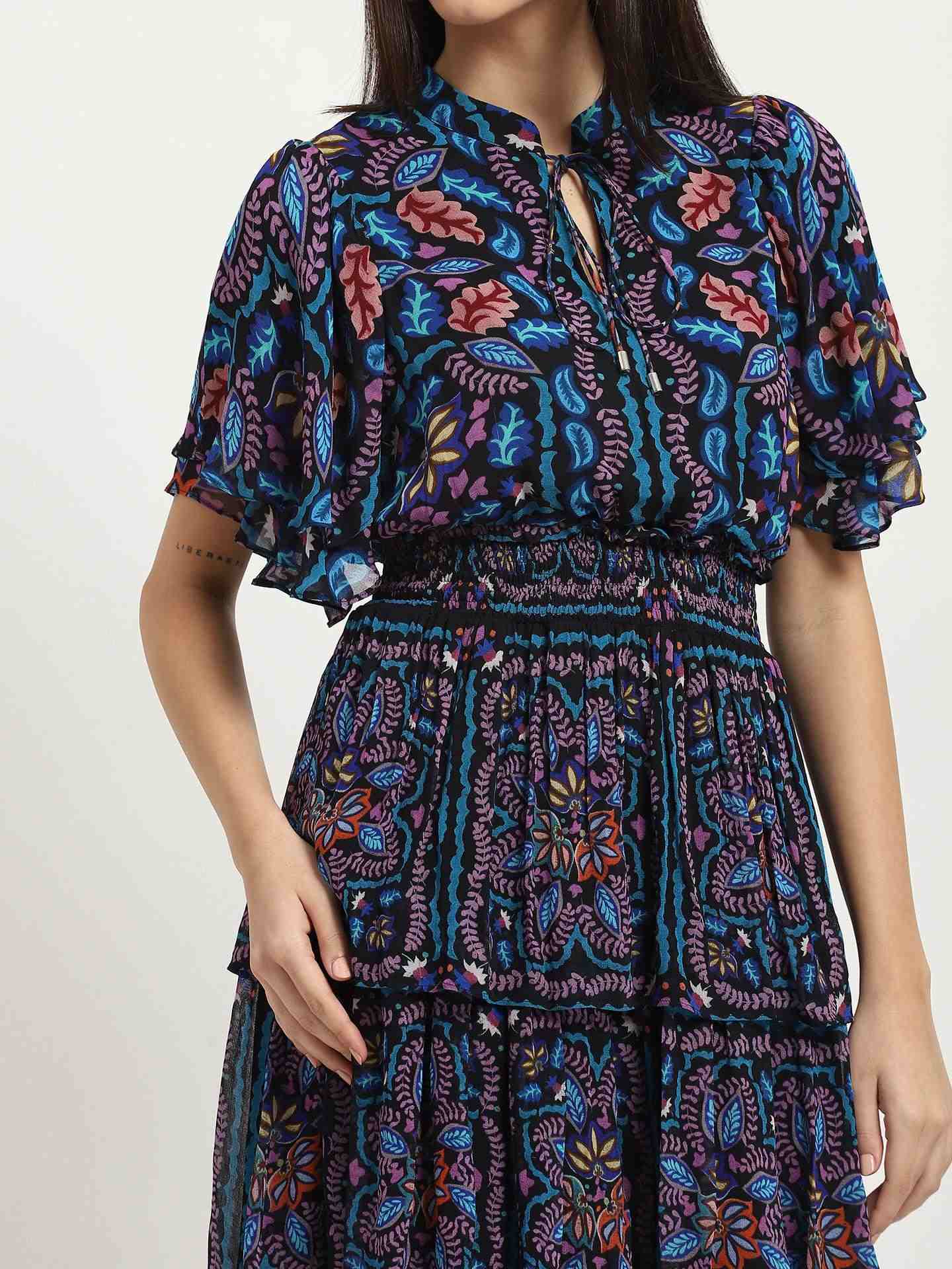 Navy Blair Skater Dress