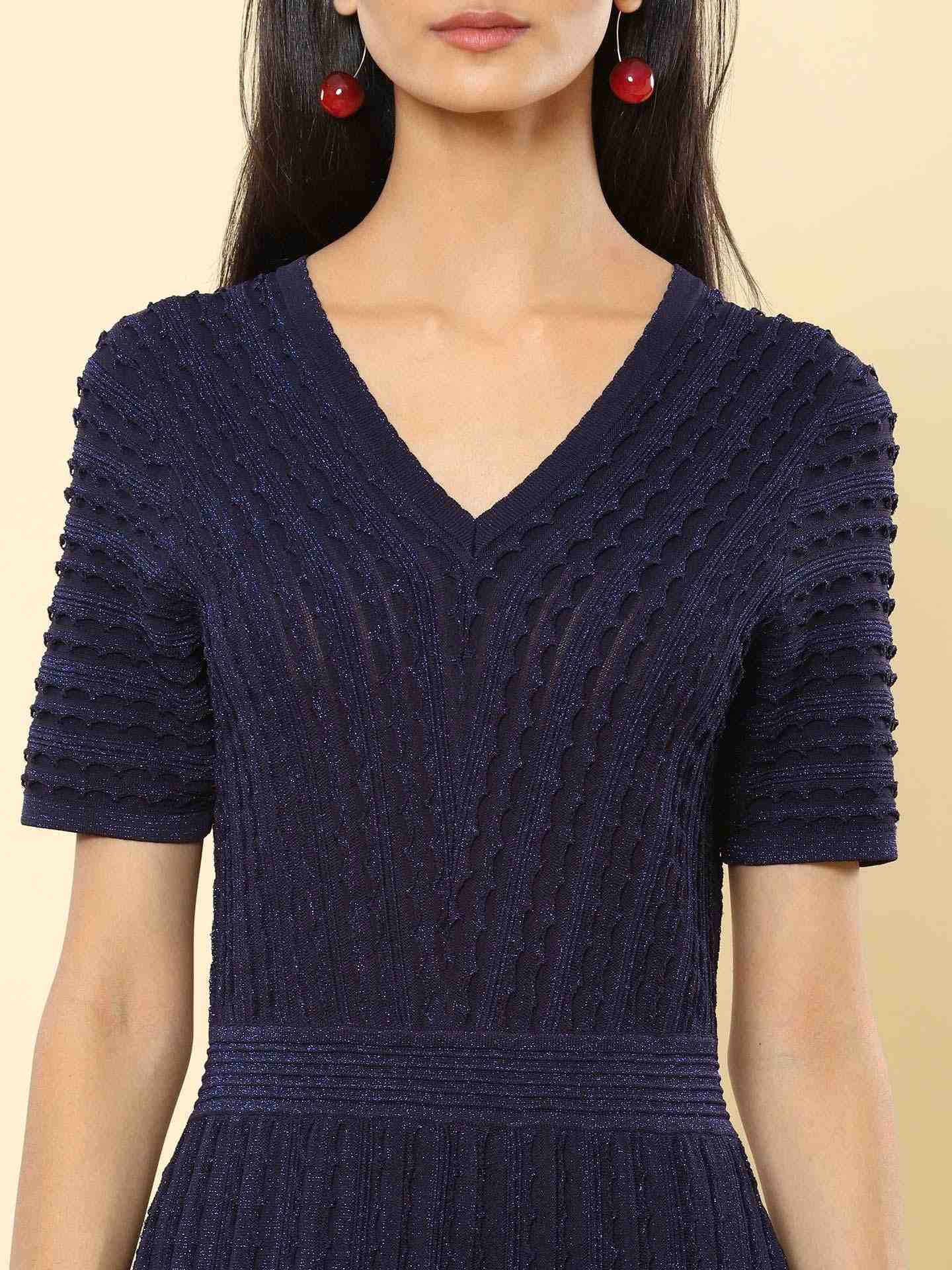 Navy Winter Saga Dress