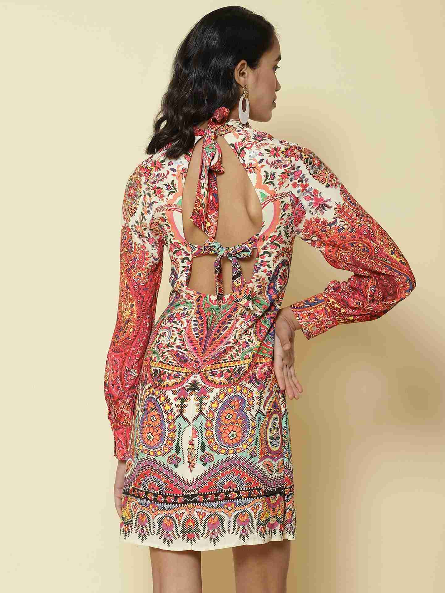 Pink Pop Paisley Shift Dress