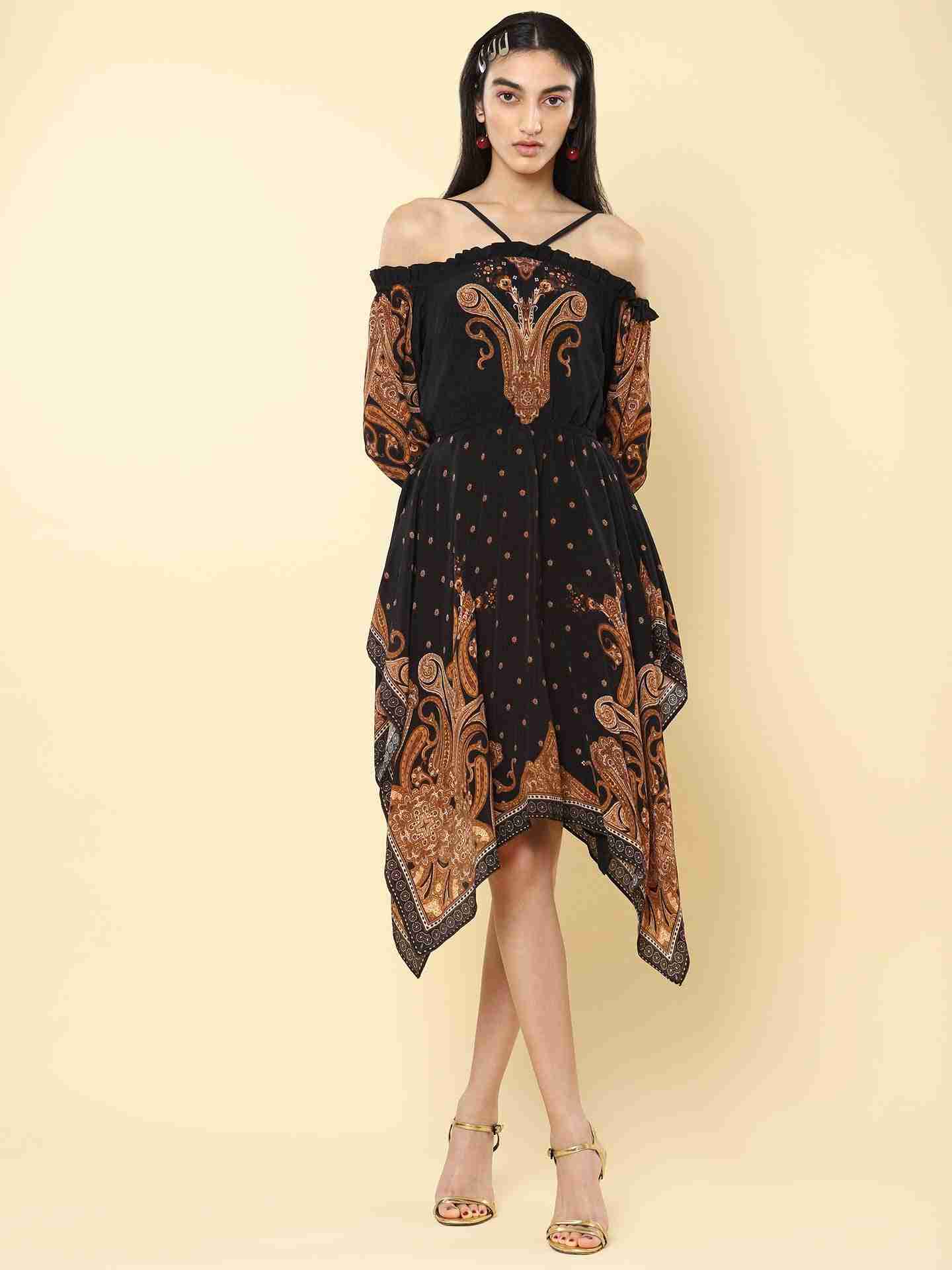 Black Jividha Dress