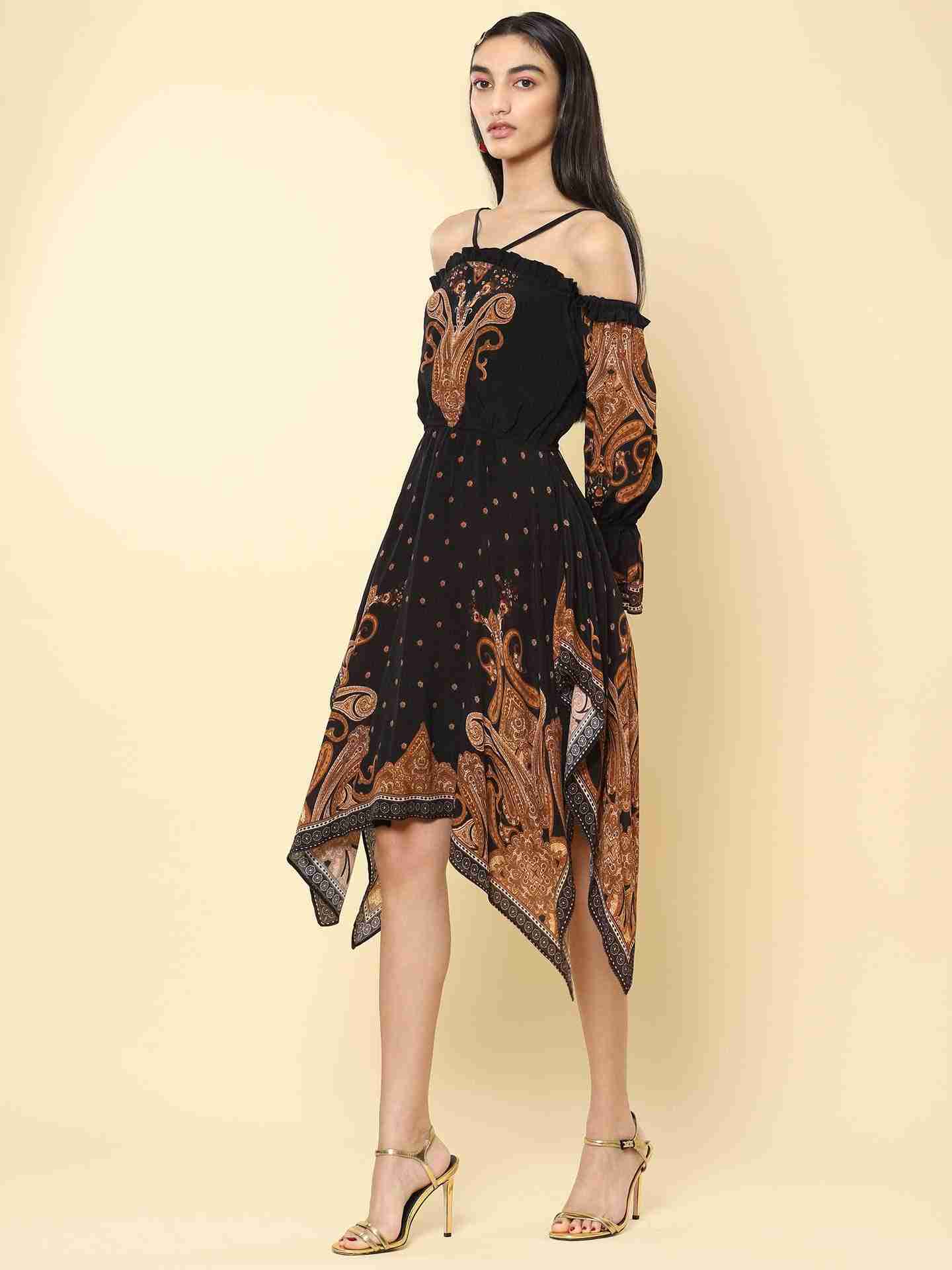 Black Jividha Dress