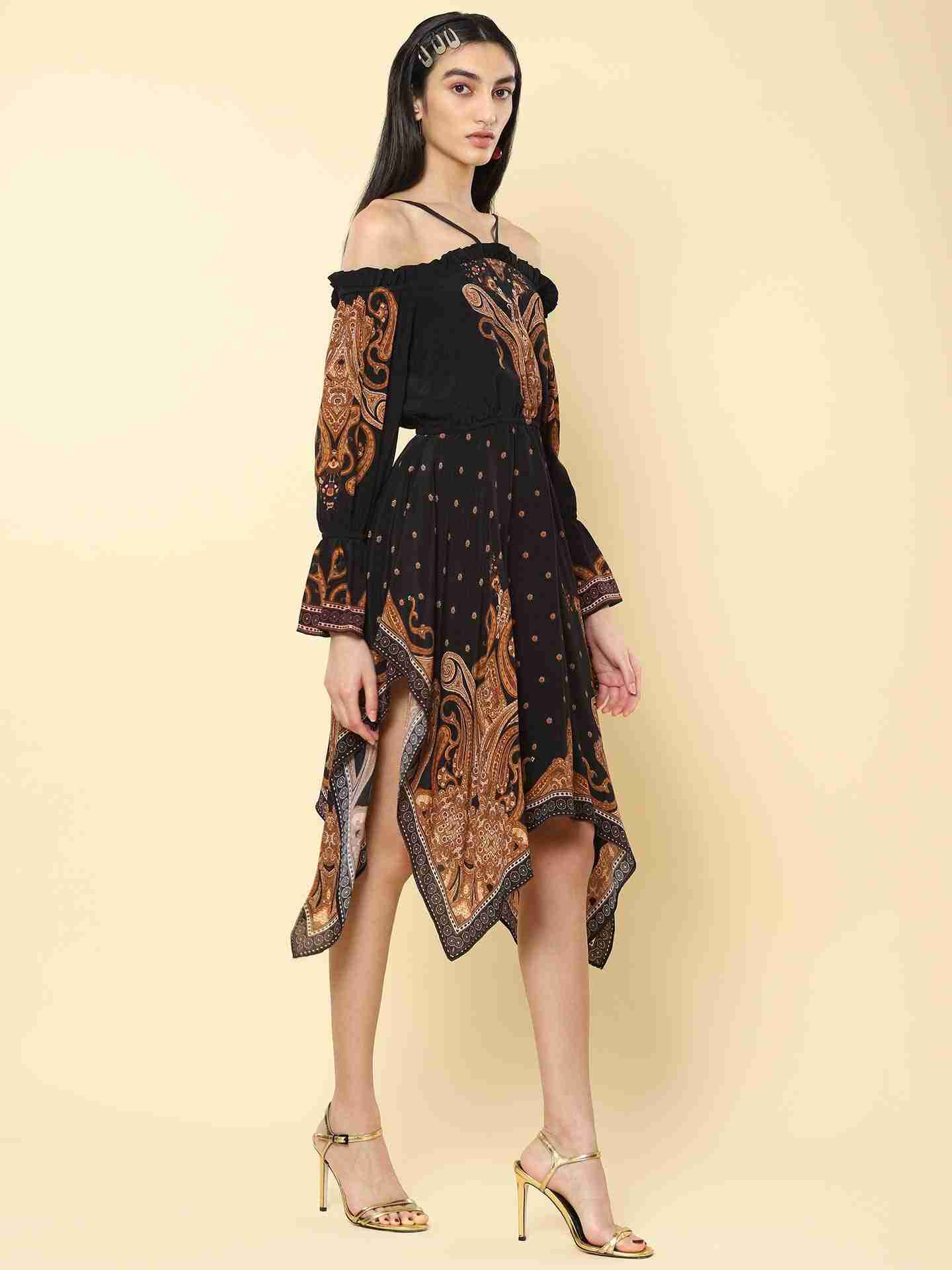 Black Jividha Dress
