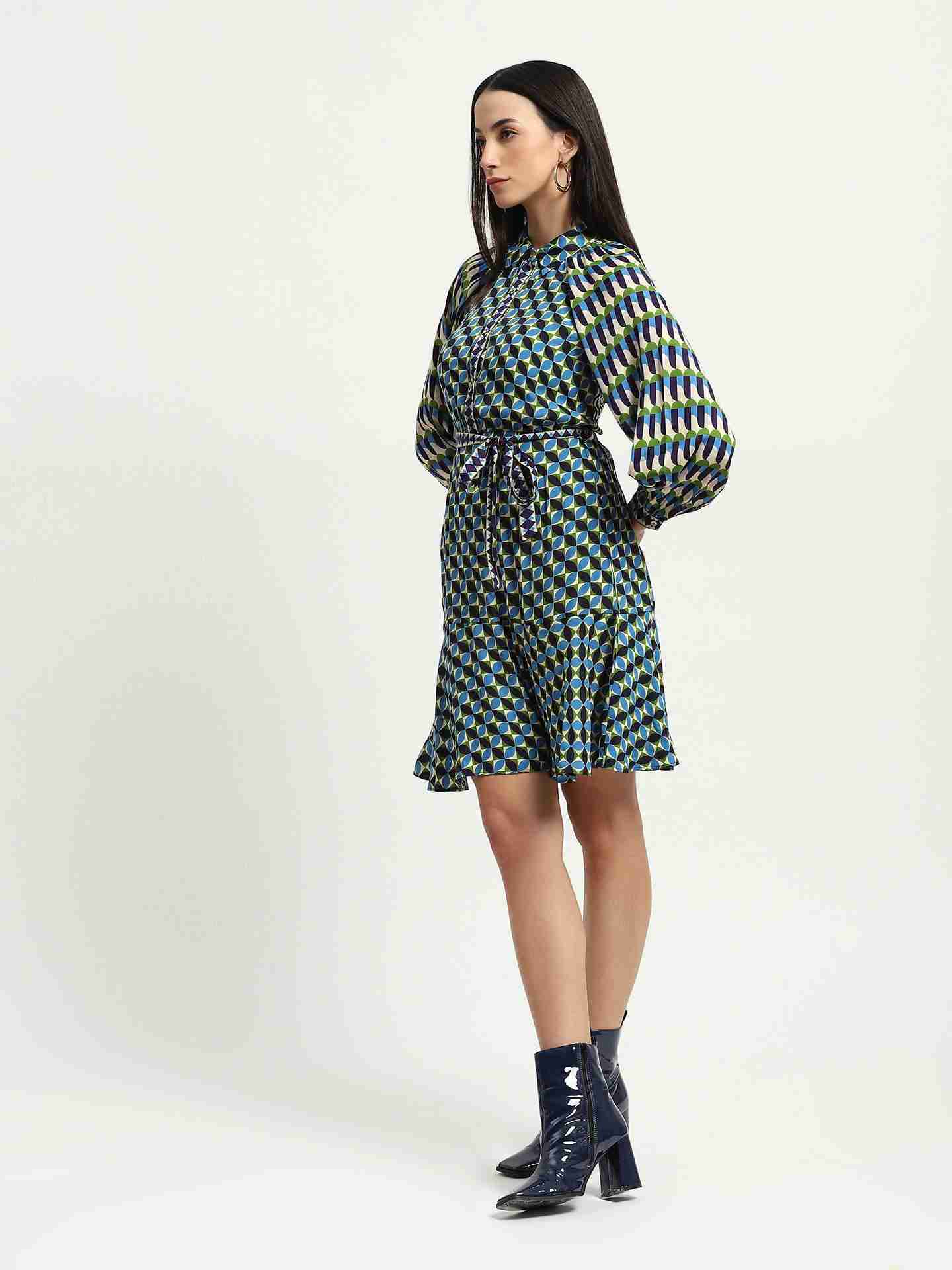 Blue Scarlette Shirt Dress