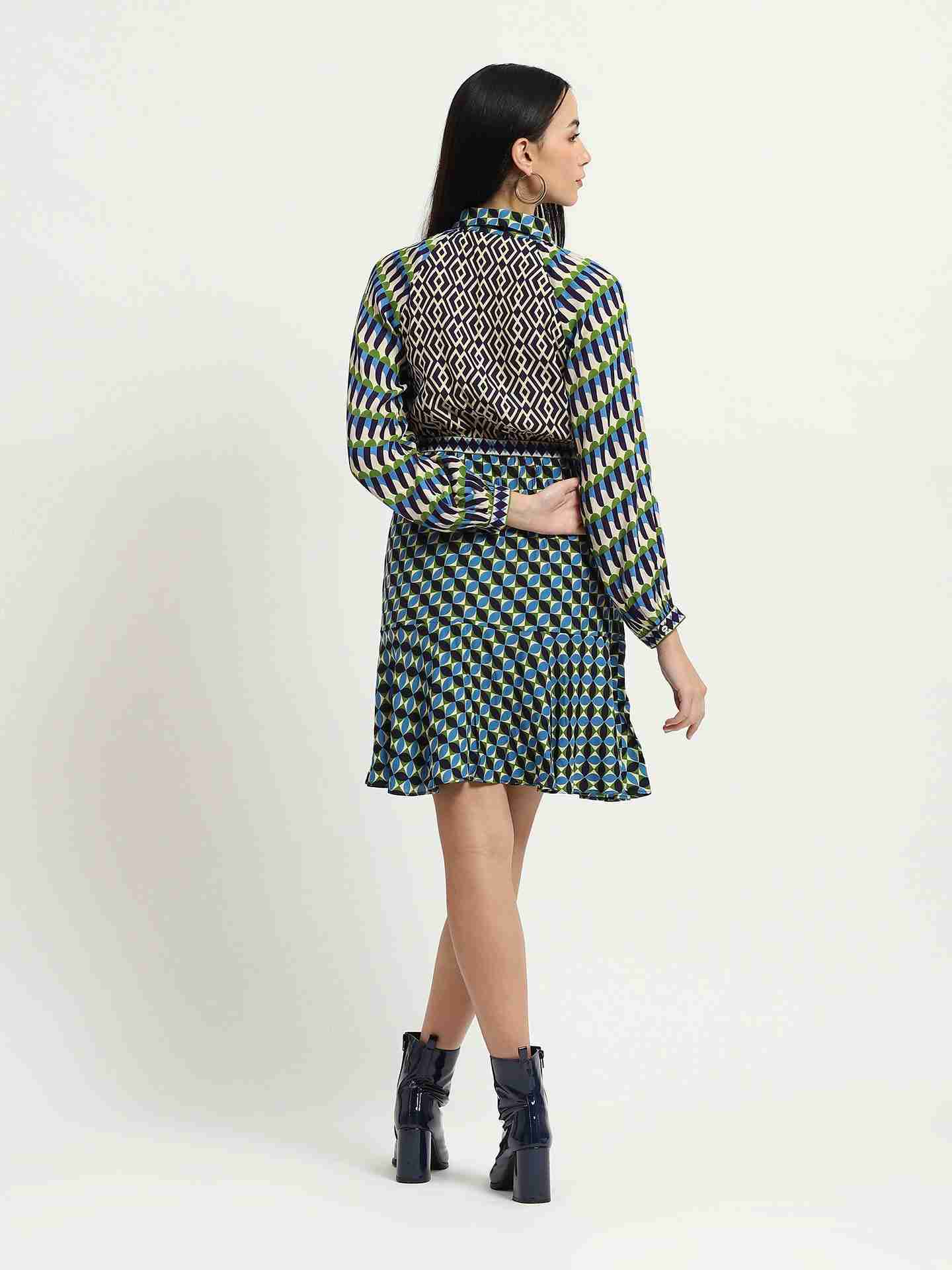 Blue Scarlette Shirt Dress