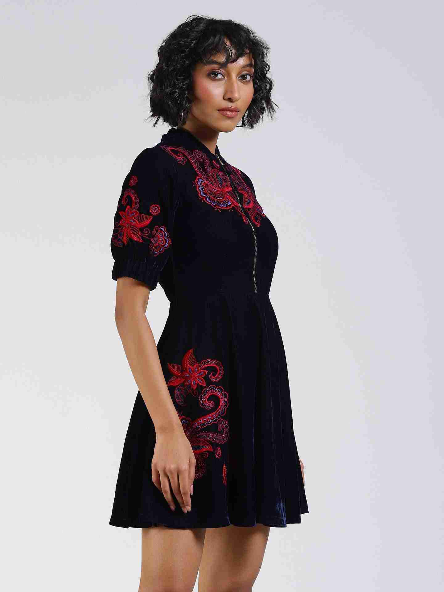 Navy Nora Shirt Dress