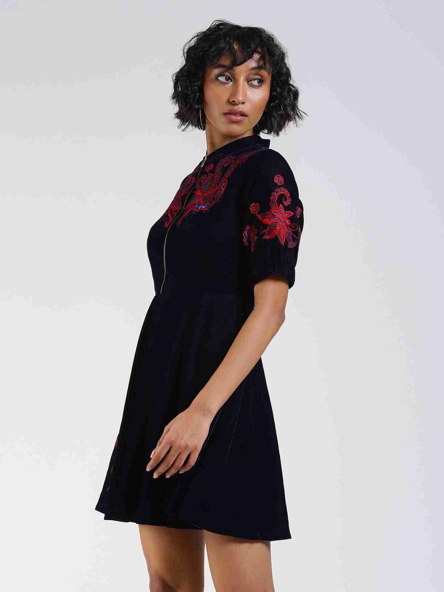 Navy Nora Shirt Dress
