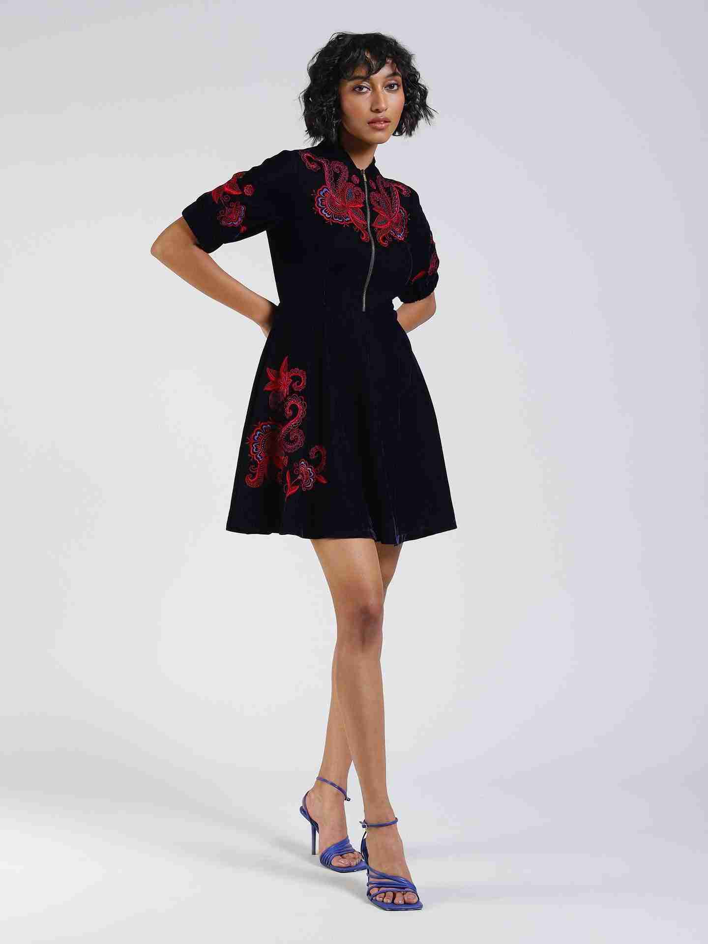 Navy Nora Shirt Dress