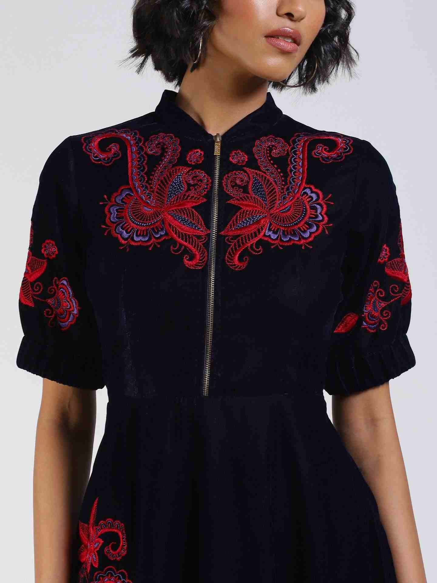 Navy Nora Shirt Dress